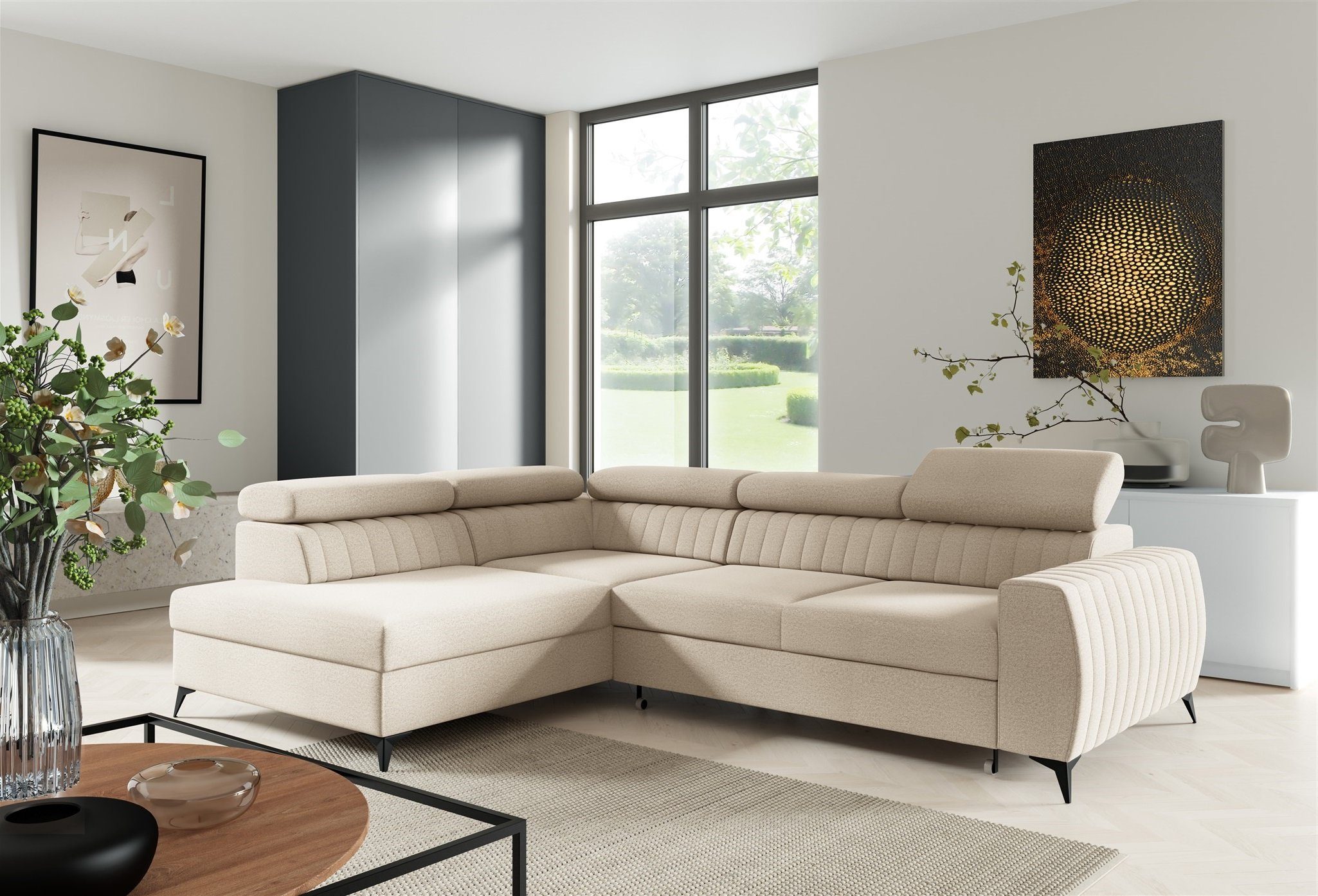 Fun Möbel Ecksofa Ecksofa Sofa TORONTO günstig online kaufen