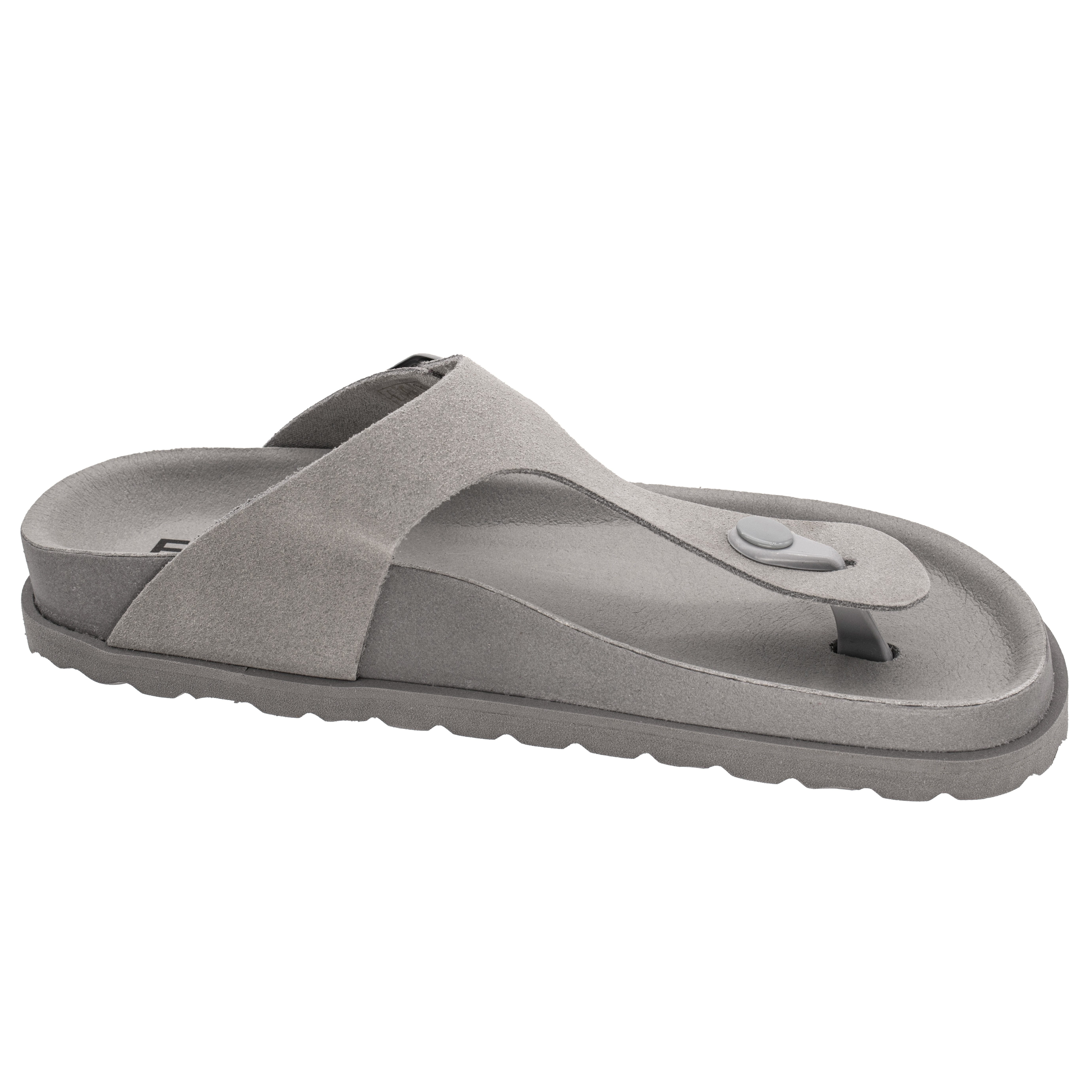Fischer-Markenschuh Alma Zehentrenner aus Veloursleder, mit günstig online kaufen