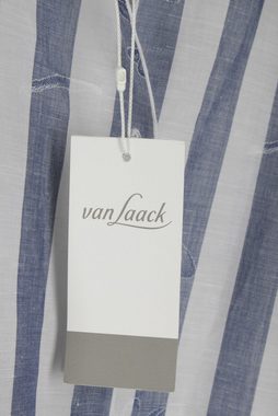 Van Laack Shirttop Van Laack Carry Damen Bluse Hemdbluse Gr. 36 blau-weiß Neu