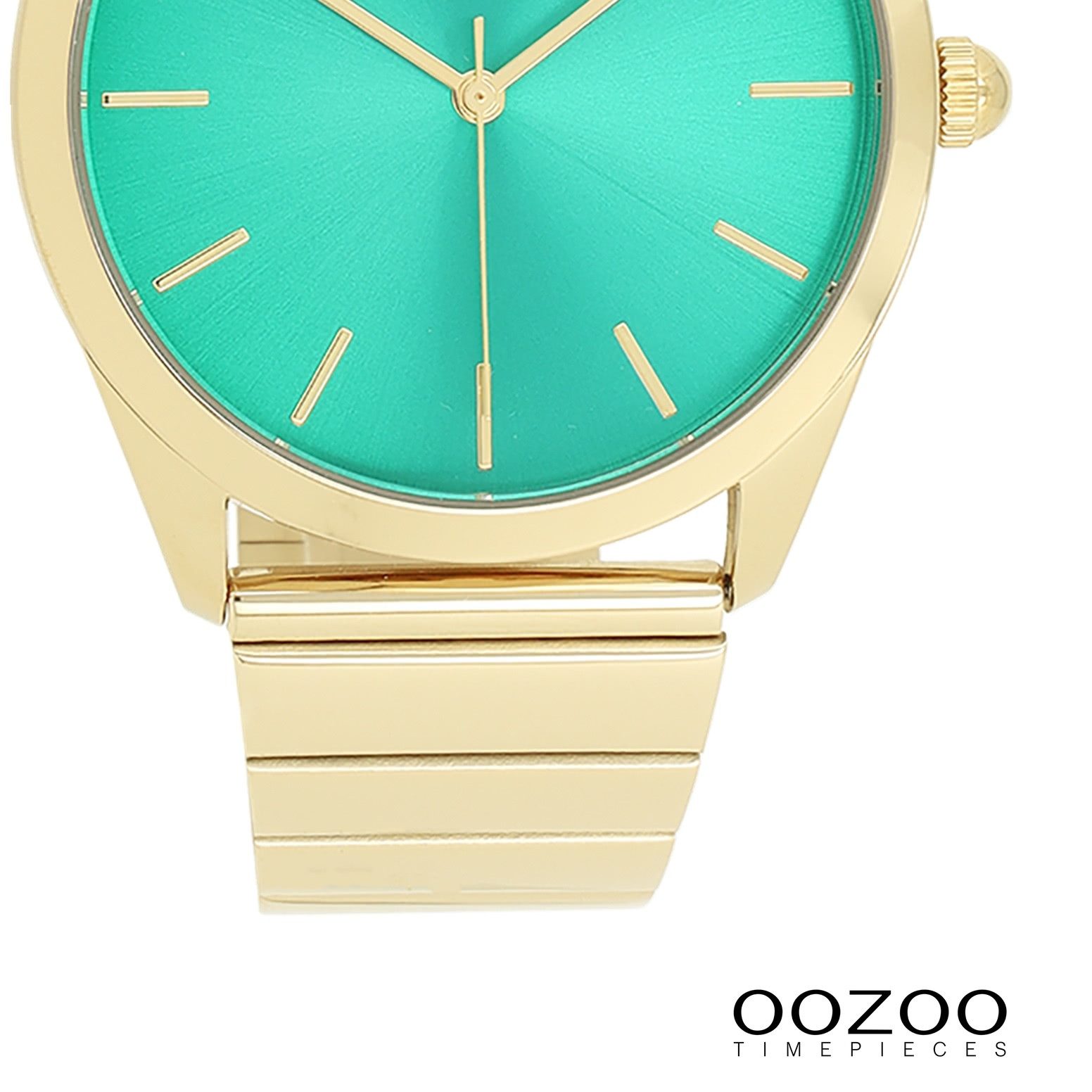 OOZOO Quarzuhr Oozoo Unisex Armbanduhr Timepieces Analog, (Analoguhr), Damen, Herrenuhr rund, groß (ca. 40mm) Metallarmband, Casual-Style
