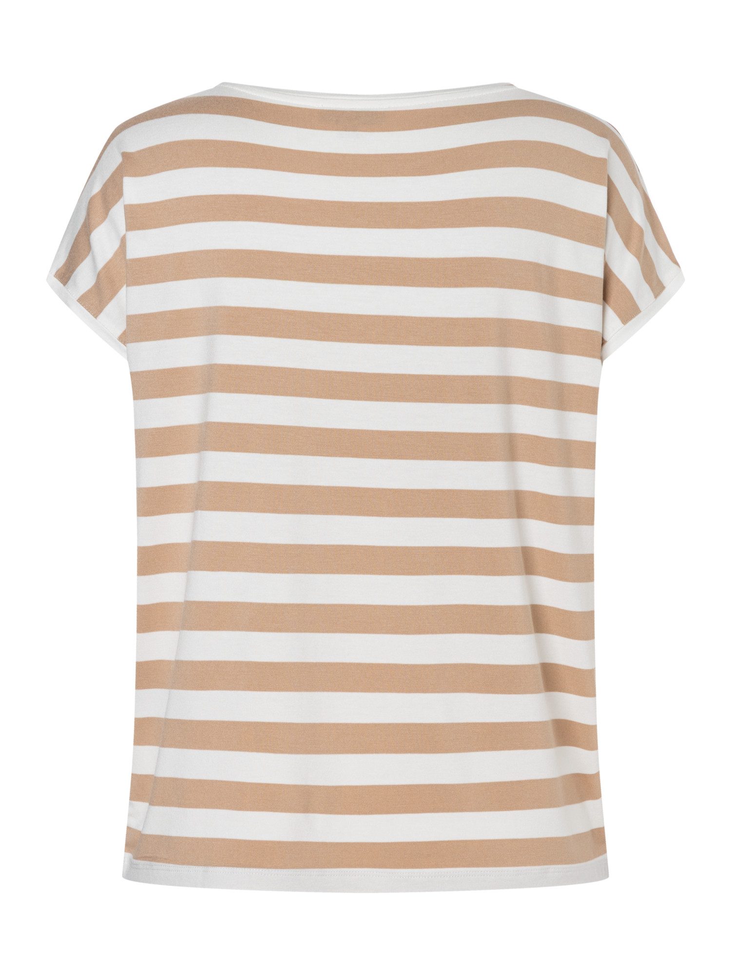 MORE&MORE Kurzarmshirt lockeres, softes Basic-Streifenshirt