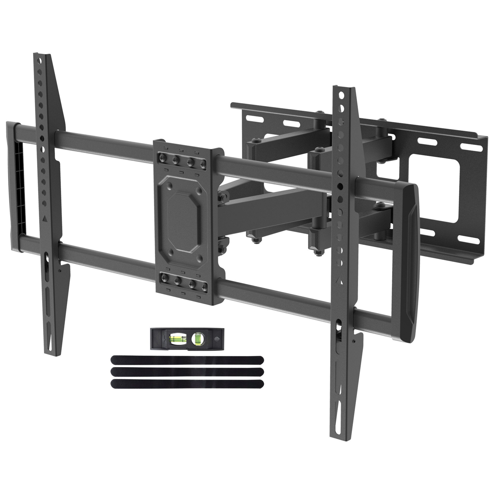 Kubus TV-Wandhalterung flexibel schwenkbar und neigbar für 37–75 Zoll TVs, (Ausziehbar, Platzsparend)