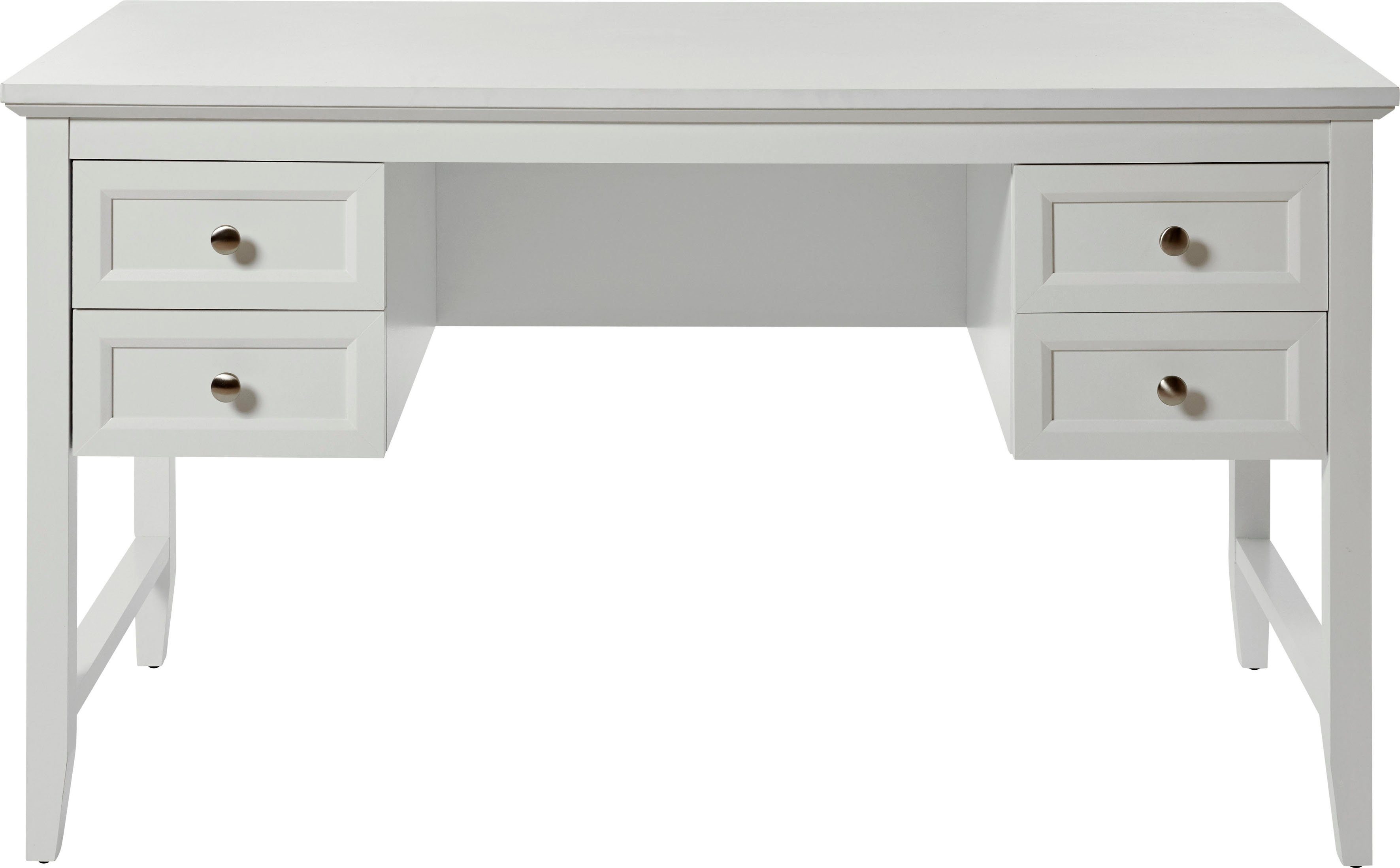 Jahnke Schreibtisch CLASSIC D 130, Schreibtisch, 4 Schubladen, Breite 130 cm