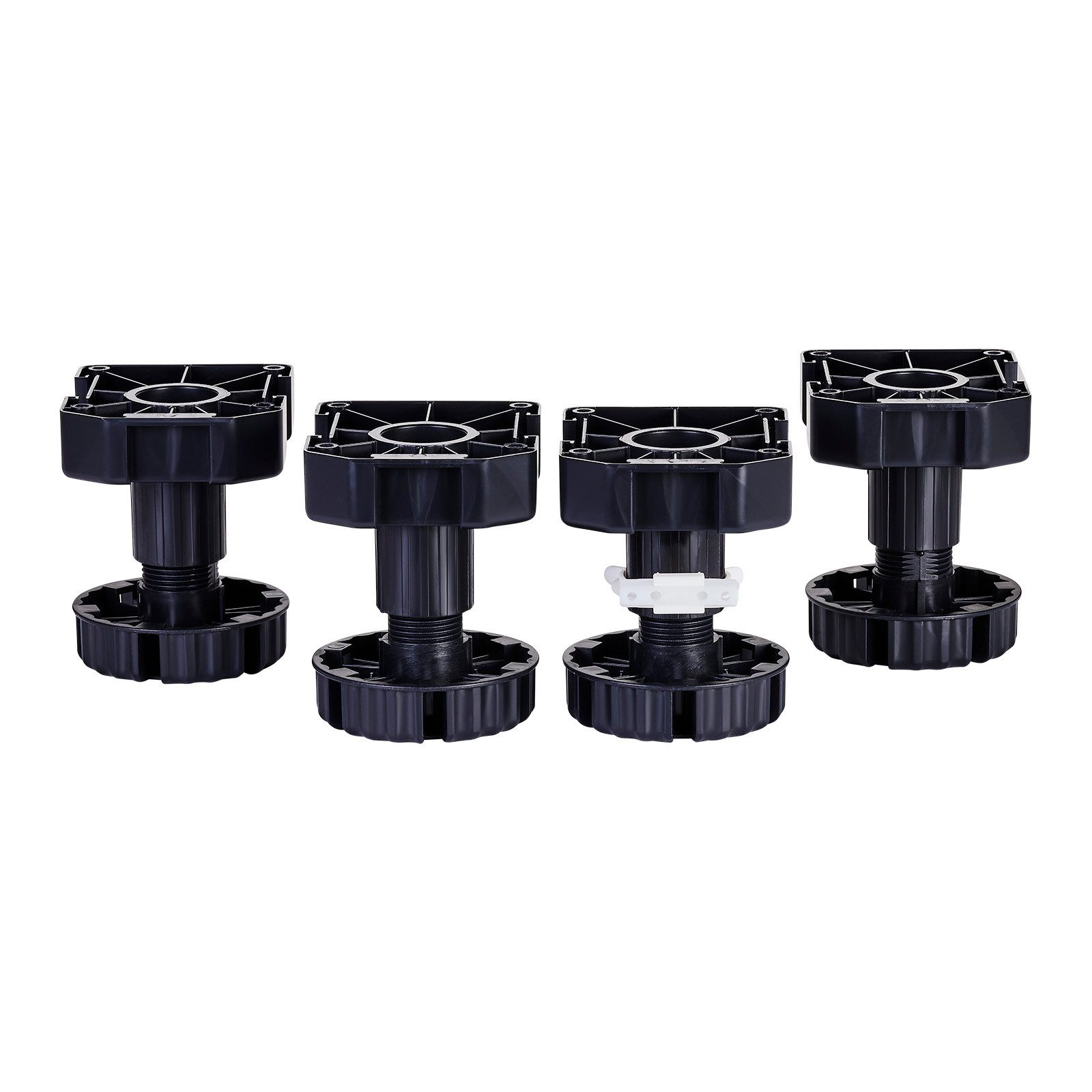 SO-TECH® Möbelfuß verstellbare Sockelfüße, für Küchenschränke, versch. Höhen, (4-St), 4er Set, Höhe 100 mm, inkl. 1 Sockelbefestigungsclip