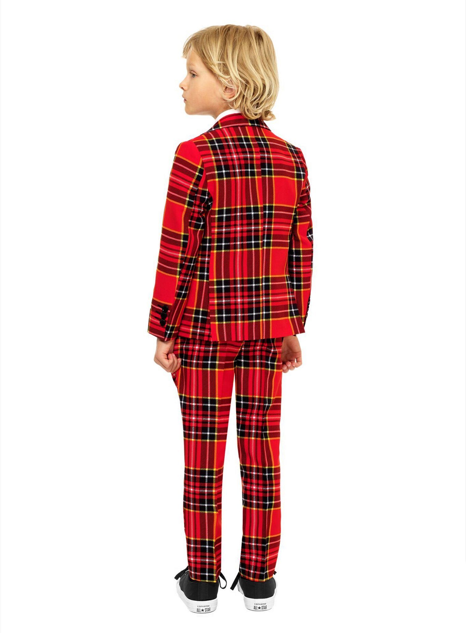 Opposuits Partyanzug Boys Lumberjack - Kostüm Anzug für Karneval, Cooler Anzug für coole Kids