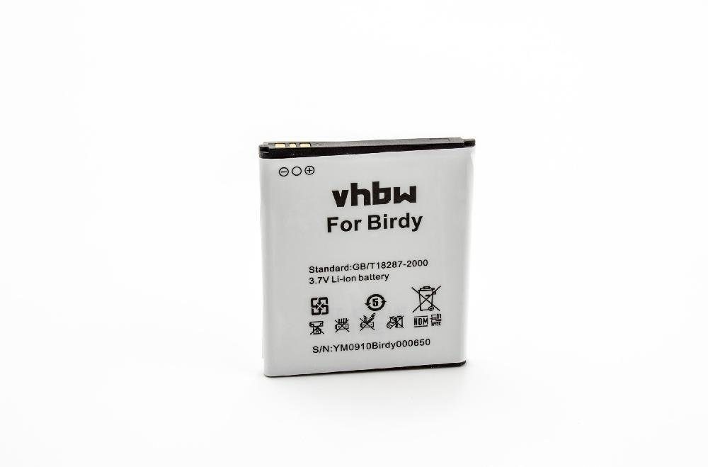 vhbw Ersatz für Li-Ion mAh für (3,8 Smartphone-Akku 2100 Birdy V)