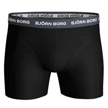 Björn Borg Boxershorts Contrast Solid Sammy 3er Pack Herren (3-St)