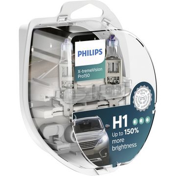 Philips KFZ-Ersatzleuchte Philips 12258XVPS2 Halogen Leuchtmittel X-tremeVision H1 55 W 12 V