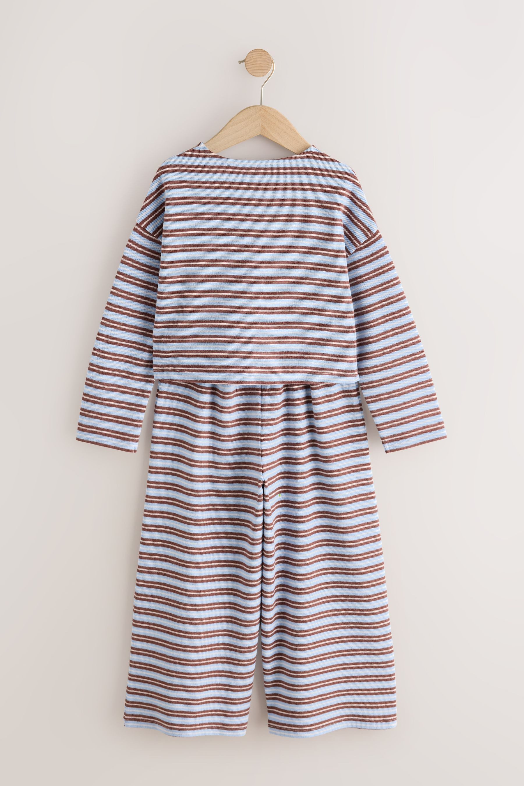 Next T-Shirt Strickjacke mit Streifen im Set (2-tlg)