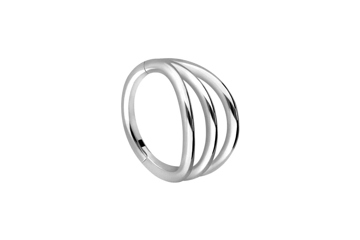 Nasenpiercing Chirurgenstahl Segmentring Clicker 3 RINGE Ohrpiercing Septum Nase