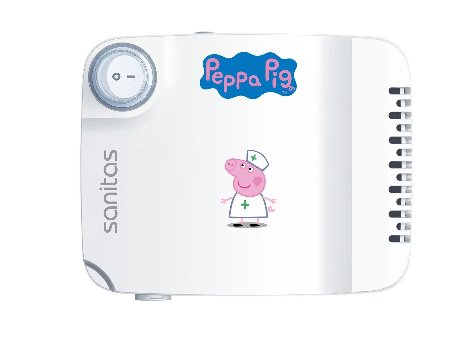 Sanitas Mini-Inhalator SIH 09 desinfektionsfähig Peppa Pig Kompressor-Druckluft