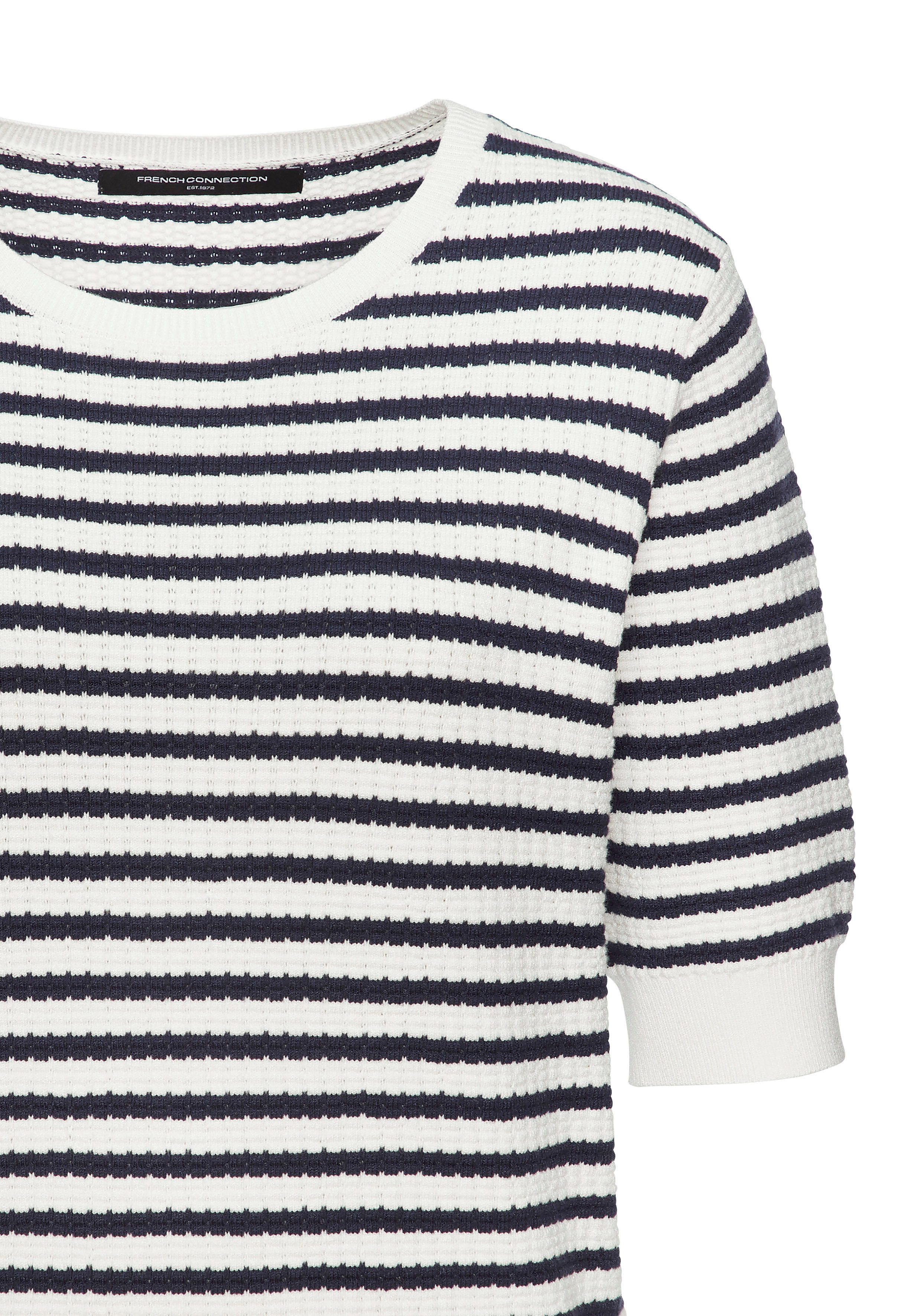 French Connection T-Shirt Loungeshirt mit kurzem Arm, aus soften Strukturstrick, Loungewear – Bild 5 von 5