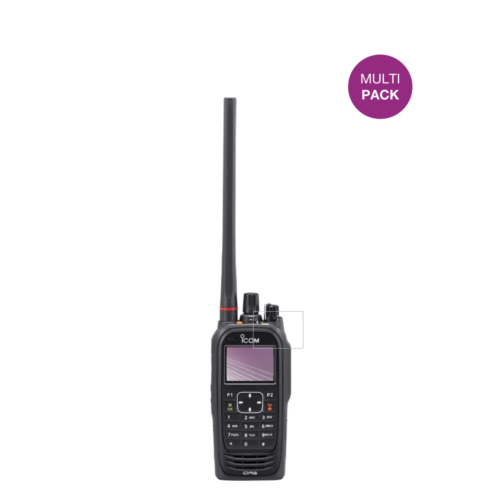 dipos Displayschutzfolie Schutzfolie für Icom IC-F4400DT, 4 Stück, Displayschutz Schutz Folie Made in Germany
