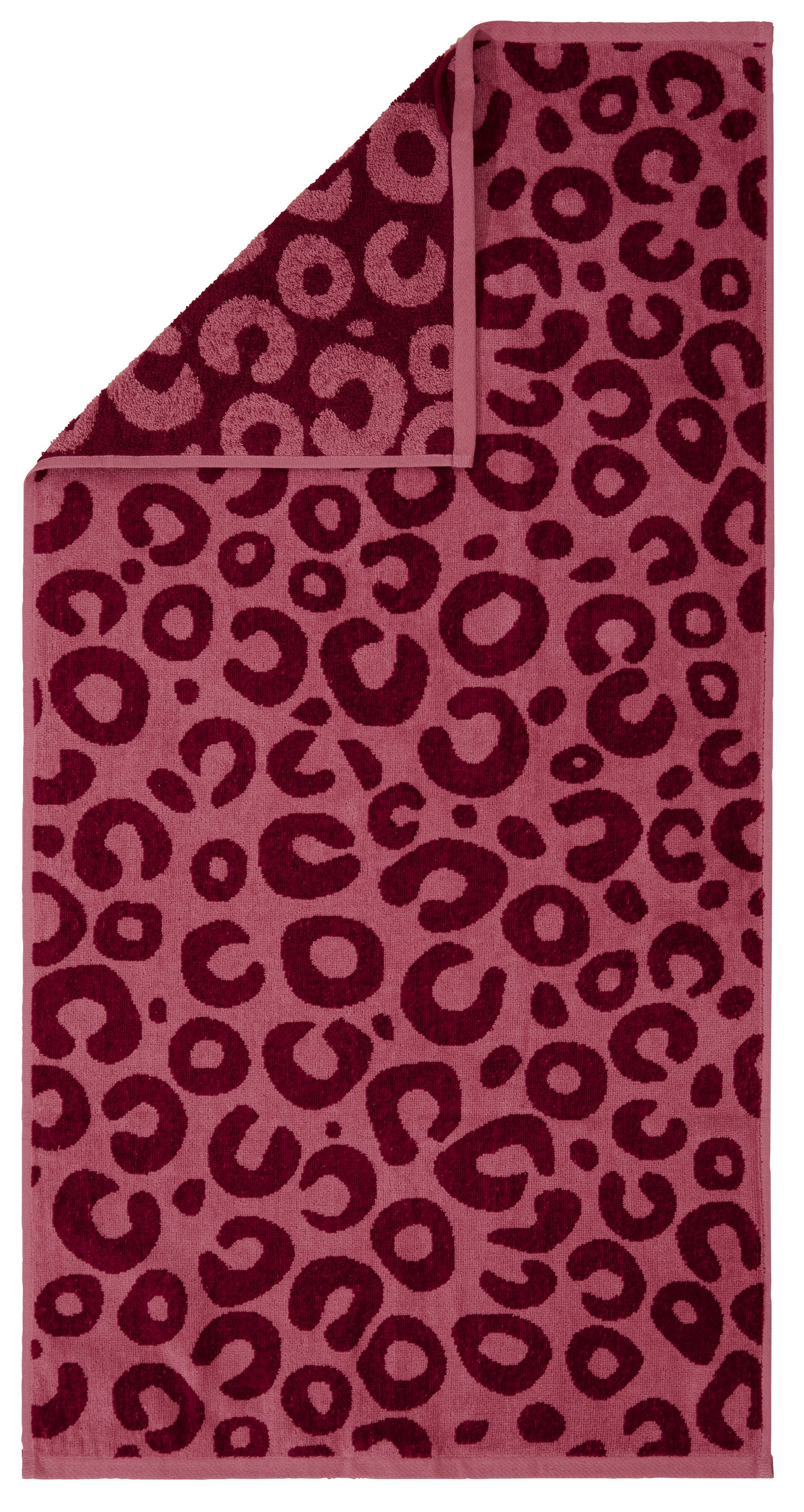 OTTO home Handtuch Set Anna Leopardenmuster, 8-tlg Handtuch-Set, 100% Baumwolle, Frottiervelours (Set, 8-St), Duschtücher, Handtücher und Gästetücher, weich, modern, Animal Print