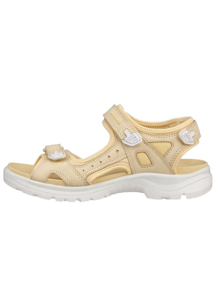 Ecco Yucatan Leder beige/weiss Damen Sandale – Bild 3 von 5