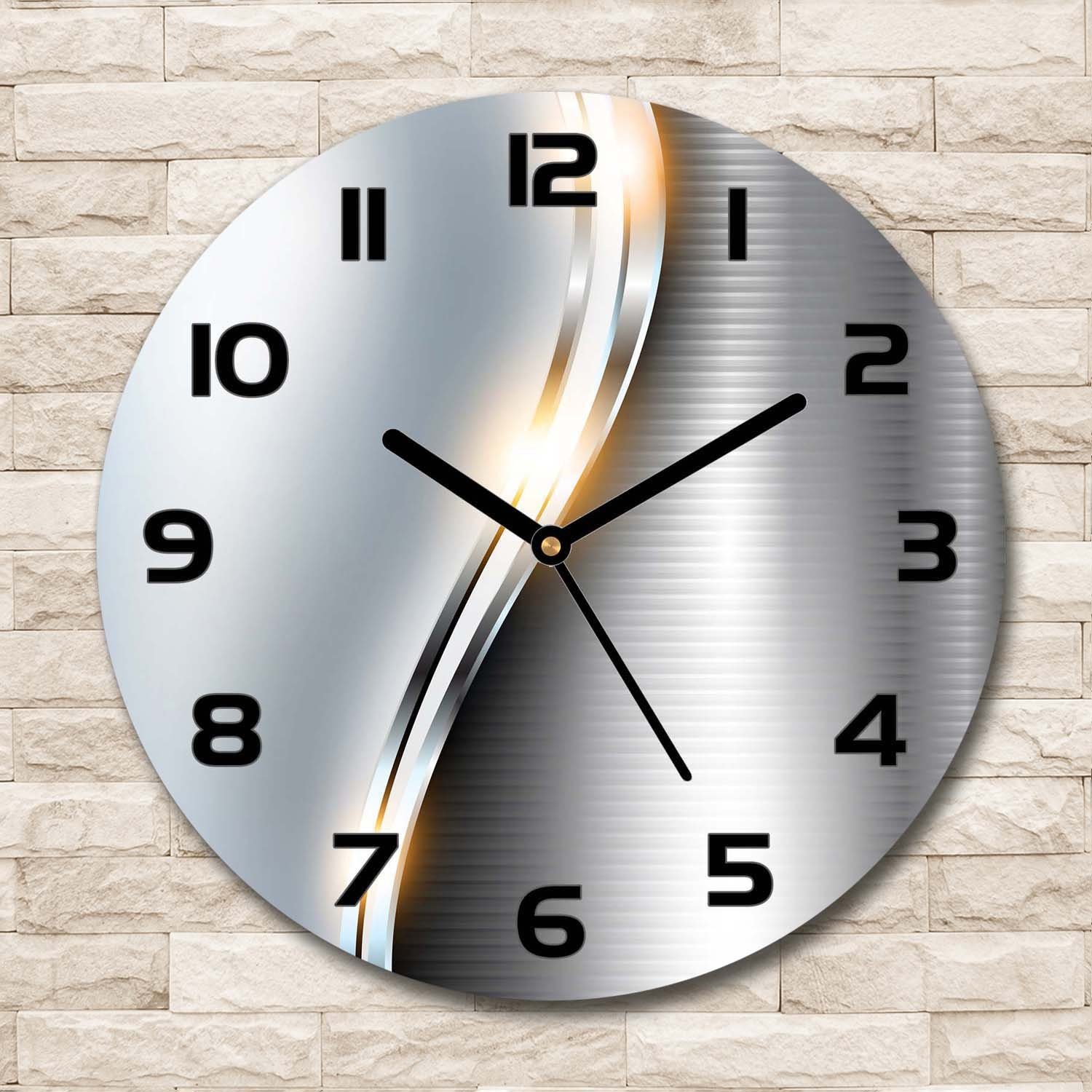 Tulup Wanduhr Groß Wanduhr aus Gehärtetes günstig online kaufen