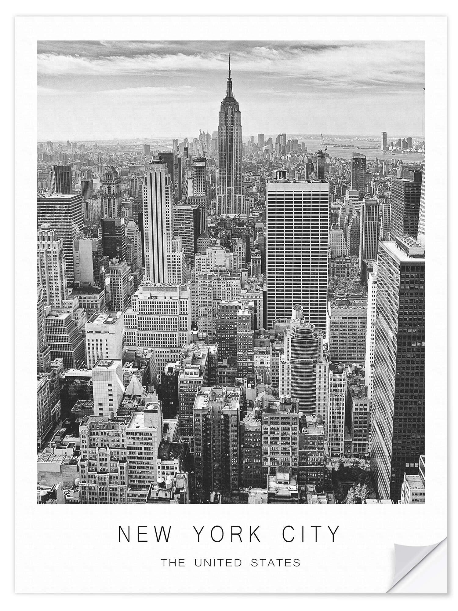 Posterlounge Wandbild New York City, Art günstig online kaufen