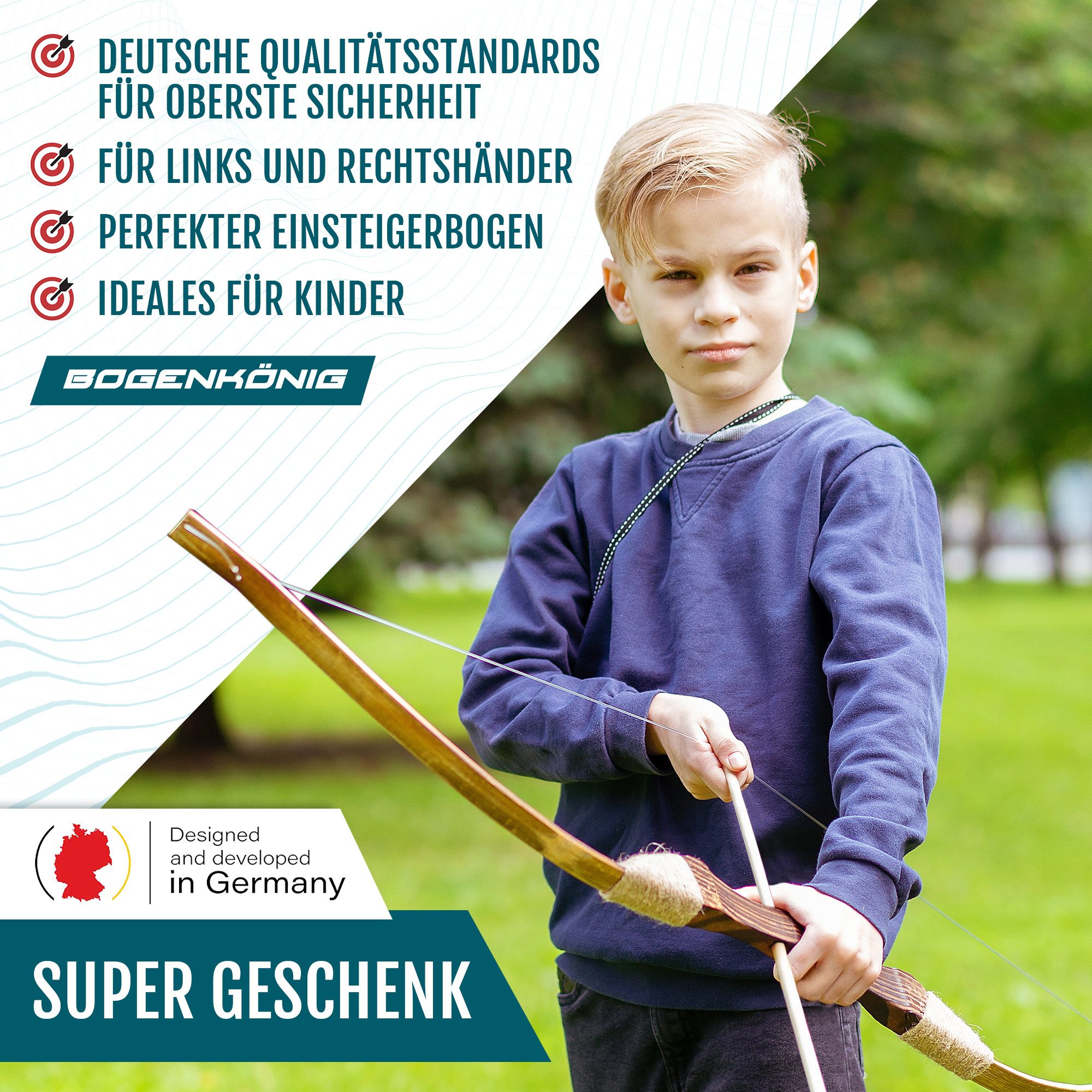 Bogenkönig Kinderbogenset -Set für Kinder