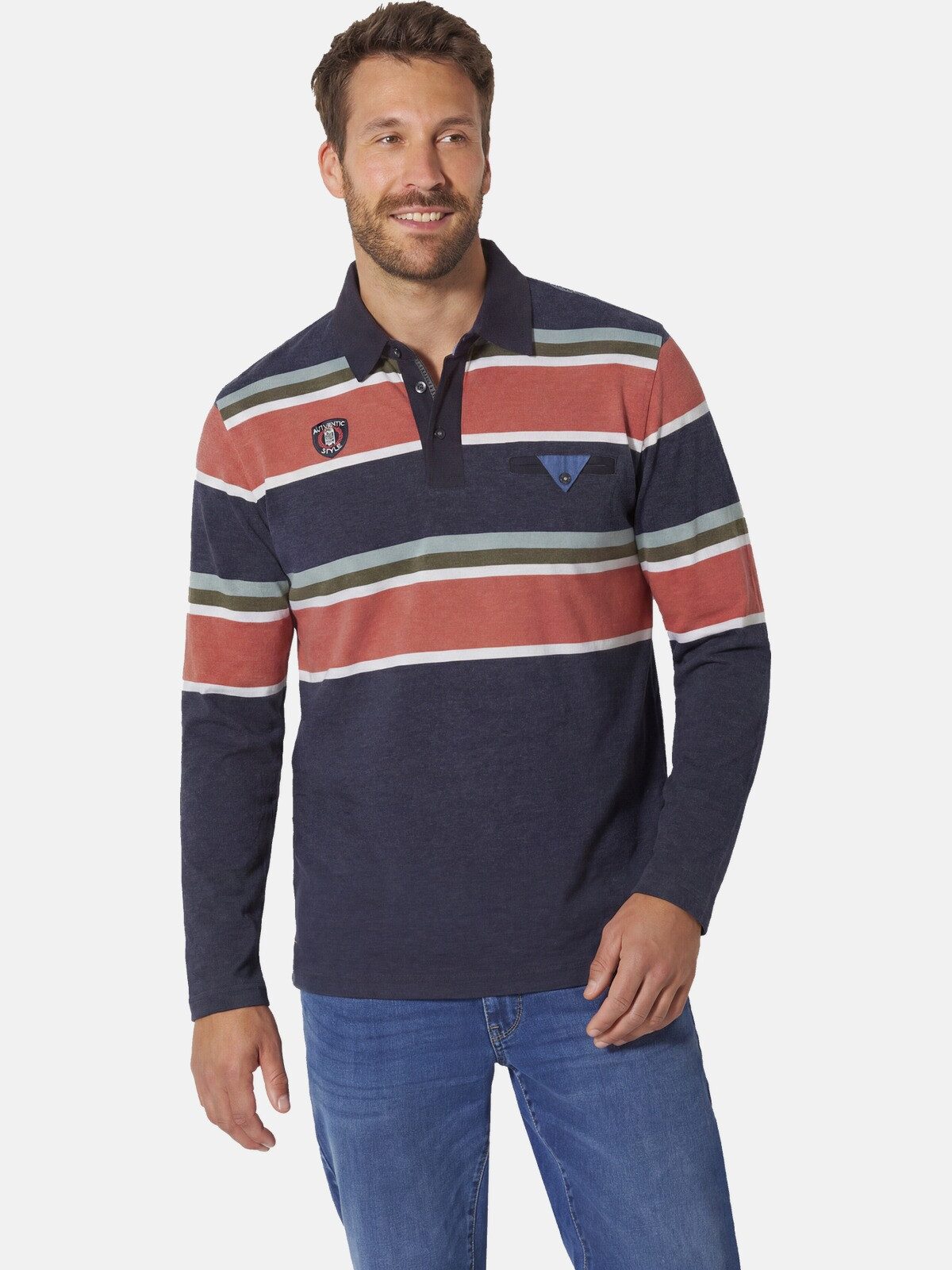 Babista Langarm-Poloshirt OMIRI