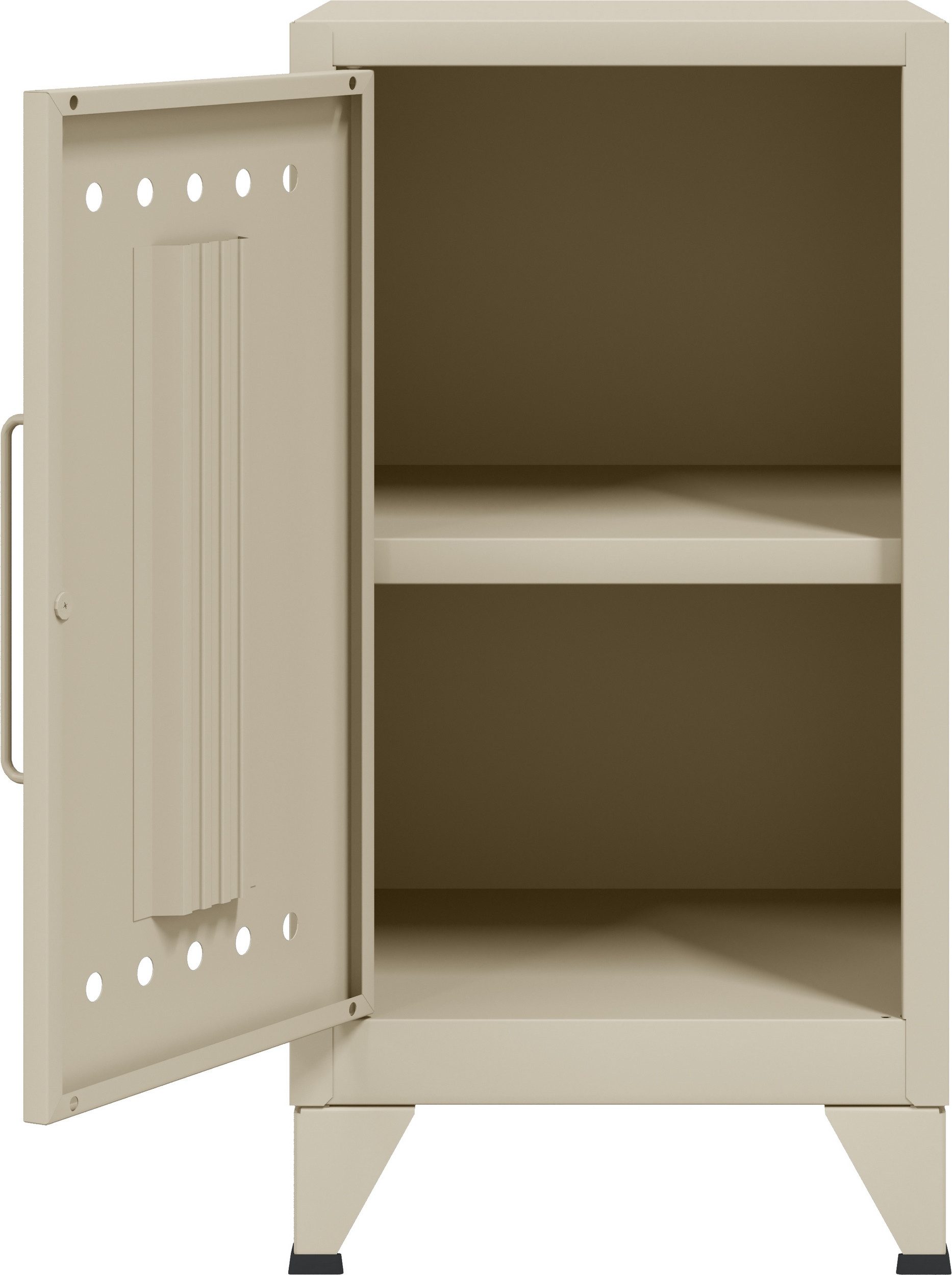 Bisley Aktenschrank Fern Mini Ablageschrank in Lichtgrau - Maße: H 73 x B 38 x T 40 cm