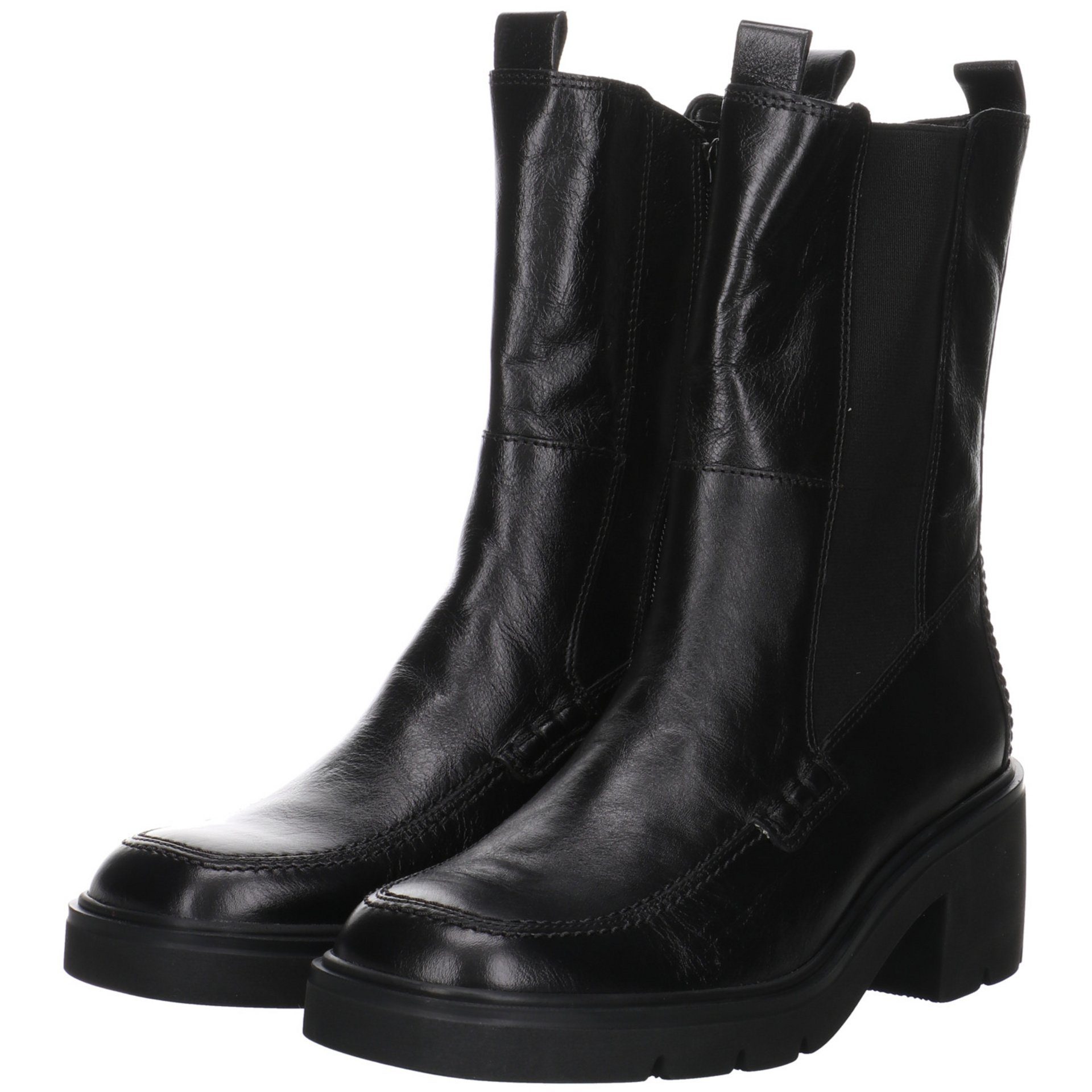 Gabor Boots Leder-/Textilkombination Leder-/Textilkombination schwarz (uni) Chelseaboots Chelsea uni