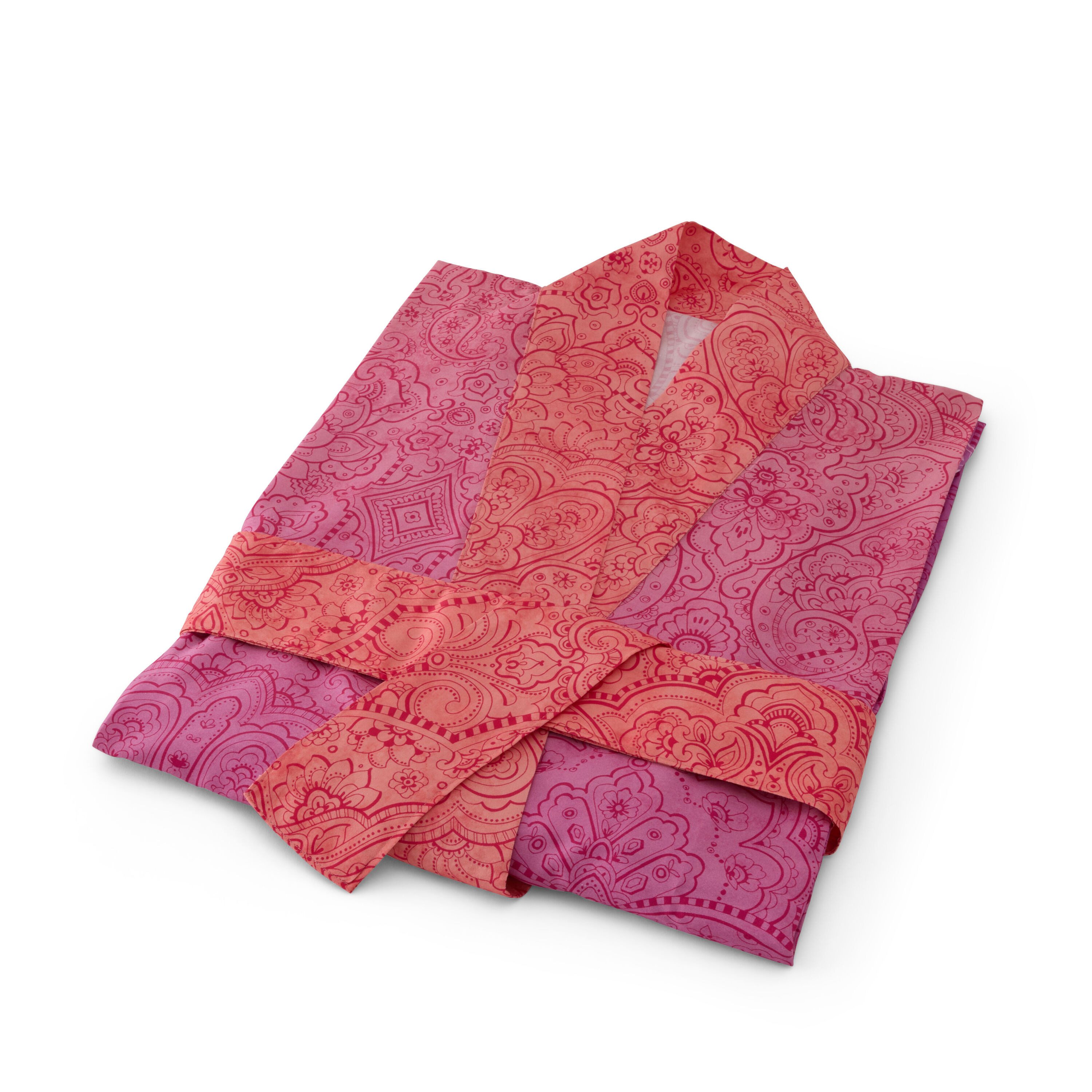 Bassetti Kimono DOLCEACQUA, Baumwolle, Gürtel, aus reiner Baumwolle