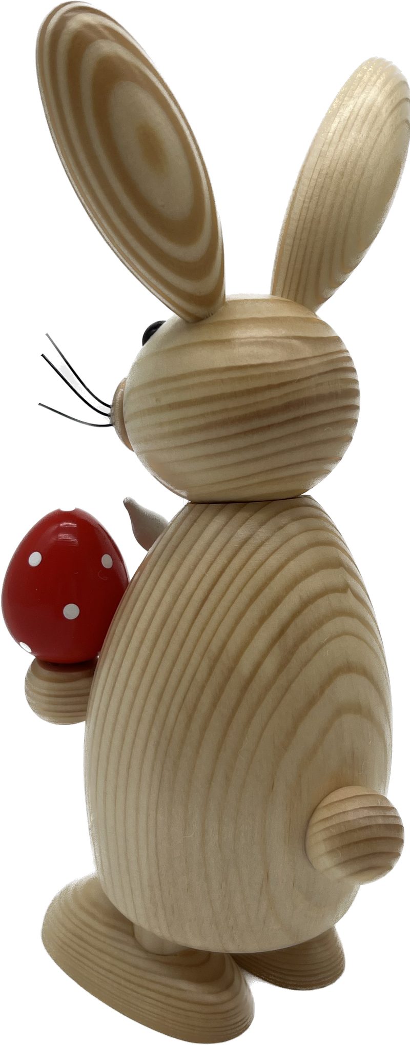 Richard Glaesser Osterhase Maler mit Ei und Pinsel (23 cm) Neuheit, Handwerkskunst aus Seiffen im Erzgebirge