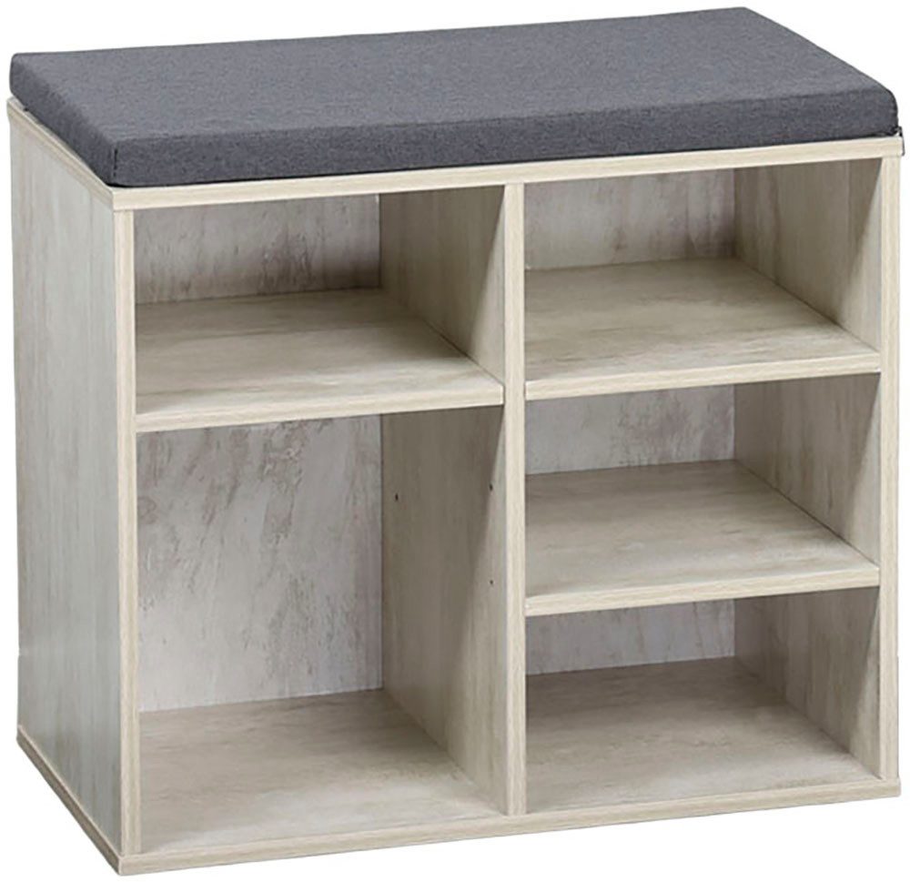 KESPER® Schuhschrank KESPER Schuhschrank mit Sitzkissen, FSC