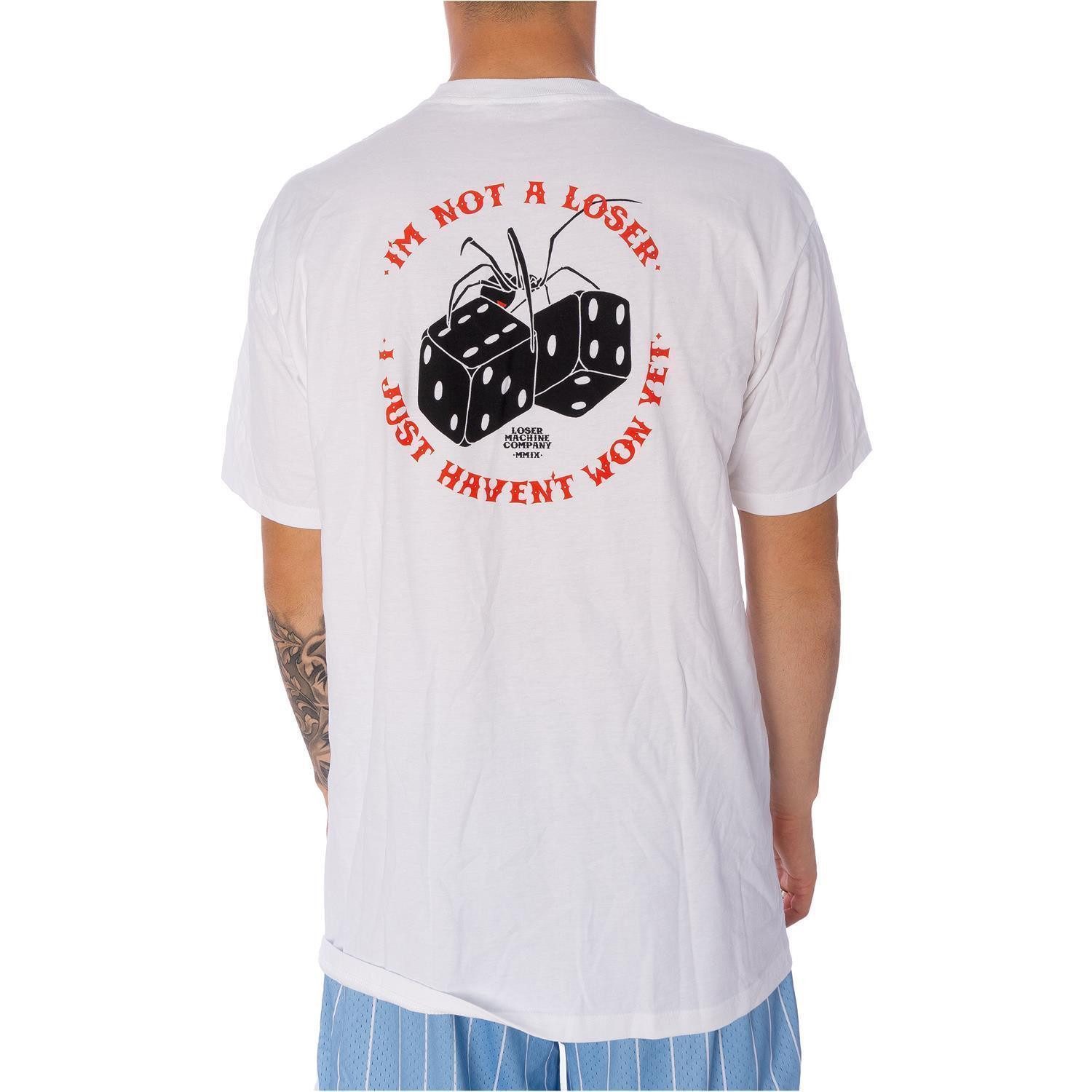 Loser Machine T-Shirt T-Shirt Loser Machine Haven´t Won (1-tlg) Großer "Loser Machine" Logo-Print auf der Rückseite
