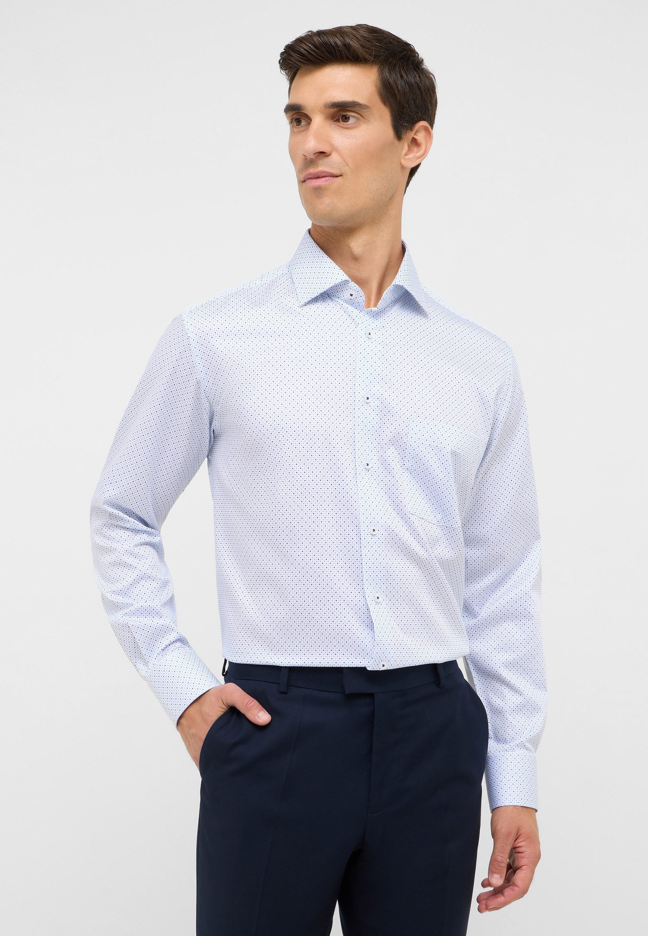 Eterna Langarmhemd MODERN FIT NON IRON (bügelfrei)
