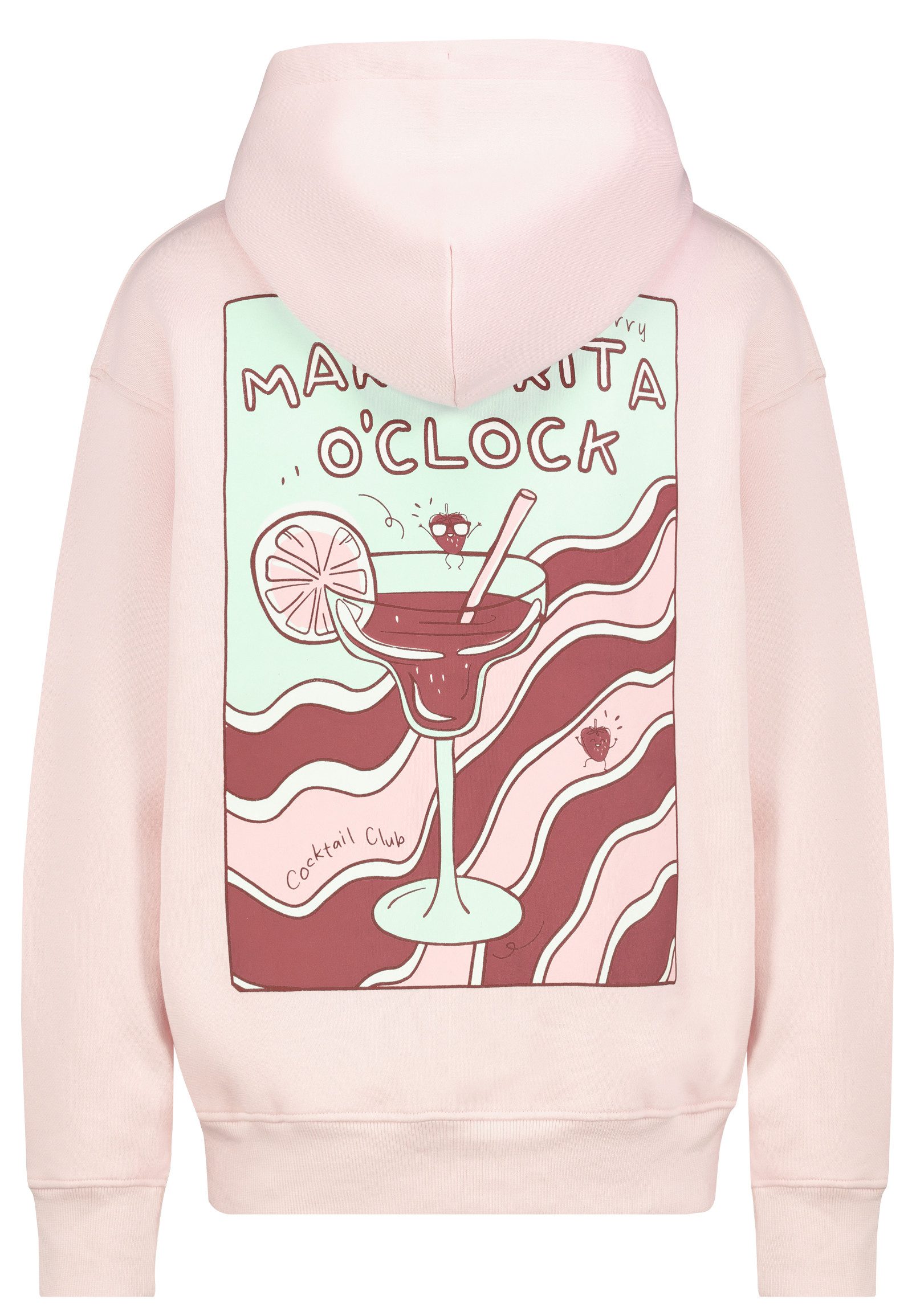 SUBLEVEL Hoodie mit Margarita O'Clock Aufdruck, günstig online kaufen