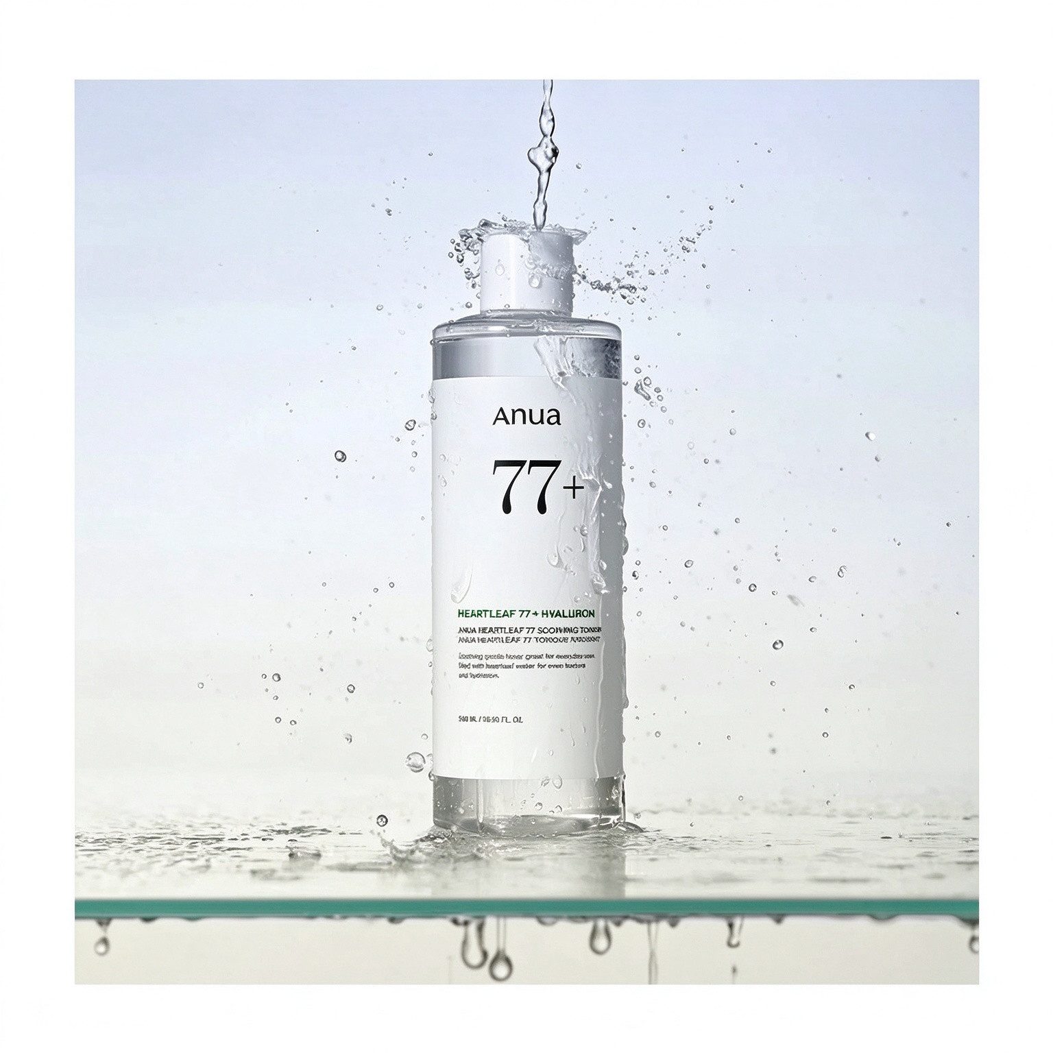Anua Gesichtspflege Heartleaf 77 Beruhigender Gesichtstoner Houttuynia Extrakt 250ml, 1-tlg.