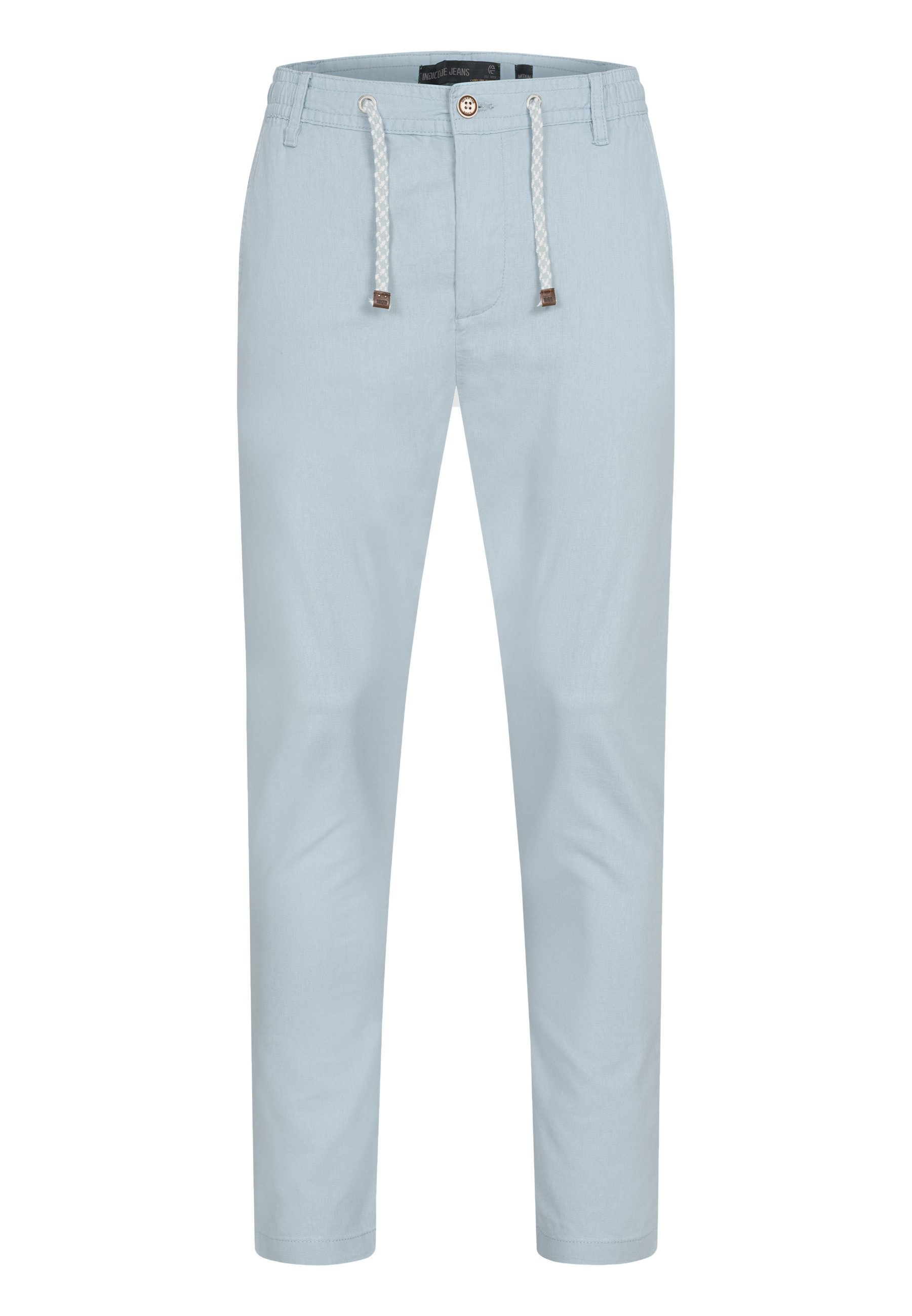 INDICODE Leinenhose Herren Veneto Sommerhose Leinen Herrenhose leichte Sommerhose mit Kordelzug – Bild 2 von 5