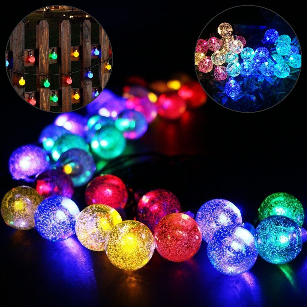 Salcar LED Solarleuchte LED Solarleuchten Garten Kugel Lichterkette Außen S günstig online kaufen