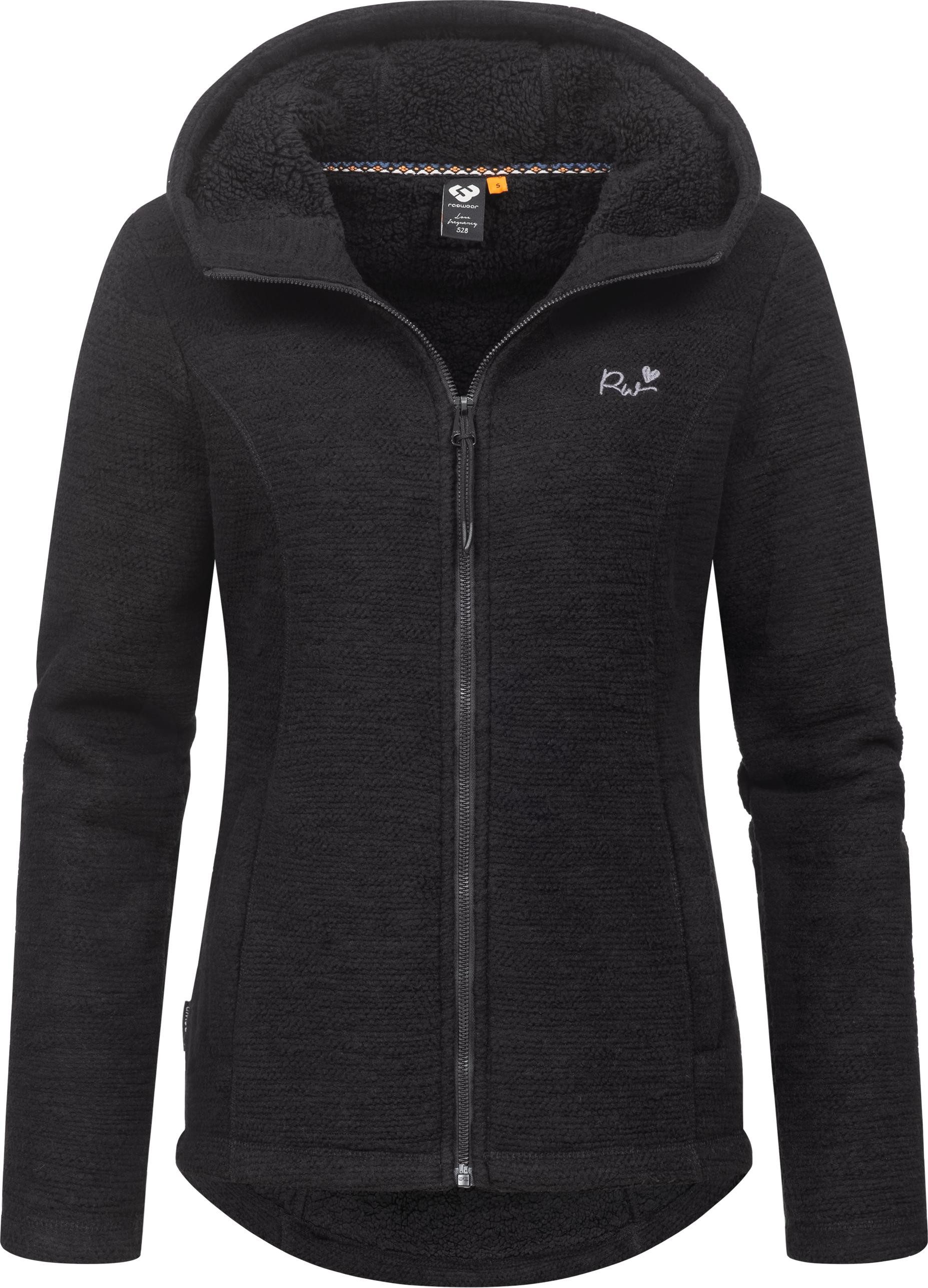 Ragwear Kapuzenstrickjacke Lyshka Melange Kuschelige Kapuzenjacke günstig online kaufen