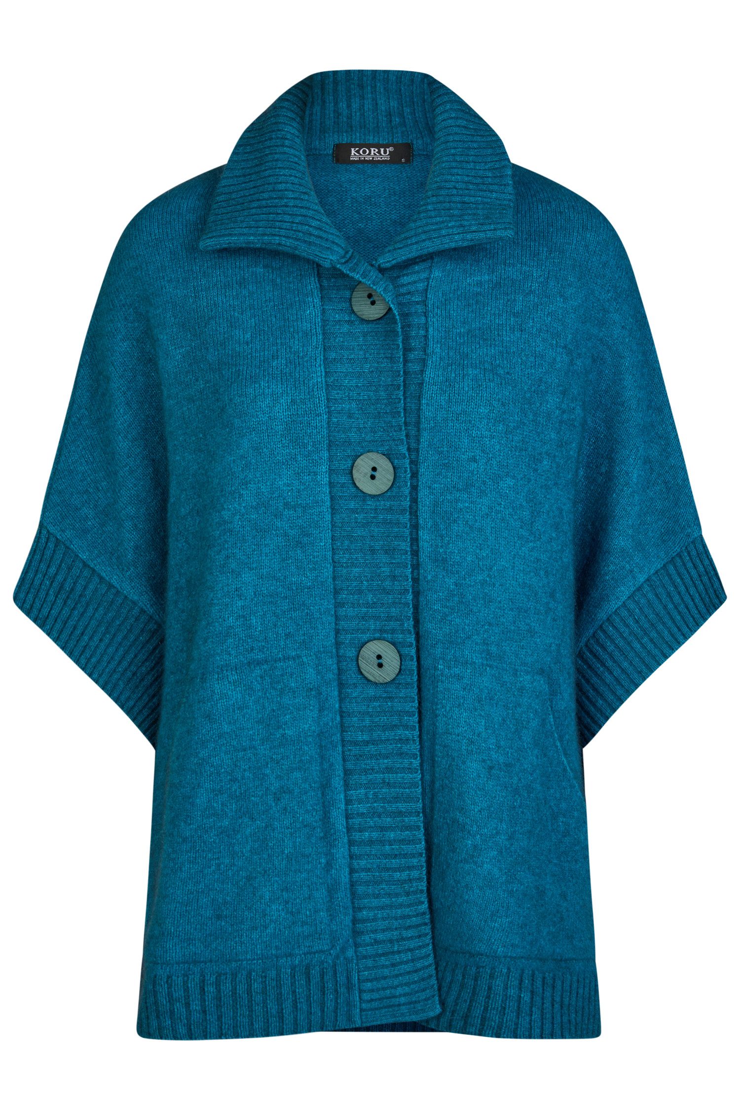 Koru Knitwear Strickcape Cape mit Taschen günstig online kaufen