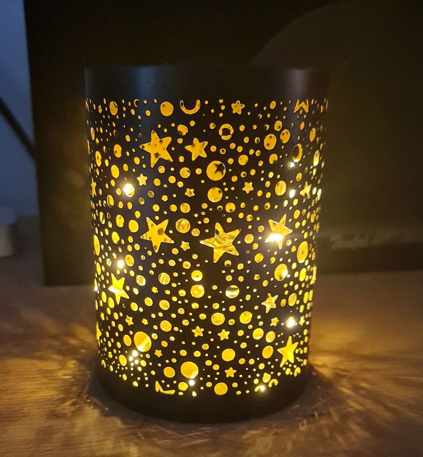 formano Dekofigur Windlicht Rund Schwarz-Gold 14cm günstig online kaufen