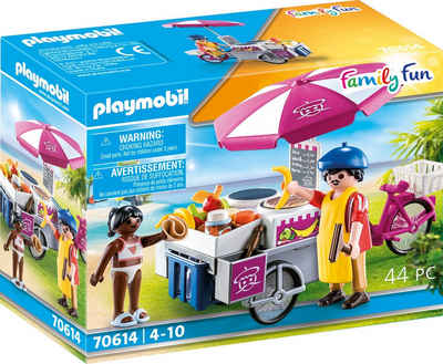 Playmobil® Konstruktions-Spielset »Mobiler CrÃªpes-Verkauf (70614), Family Fun«, (44 St), Made in Europe
