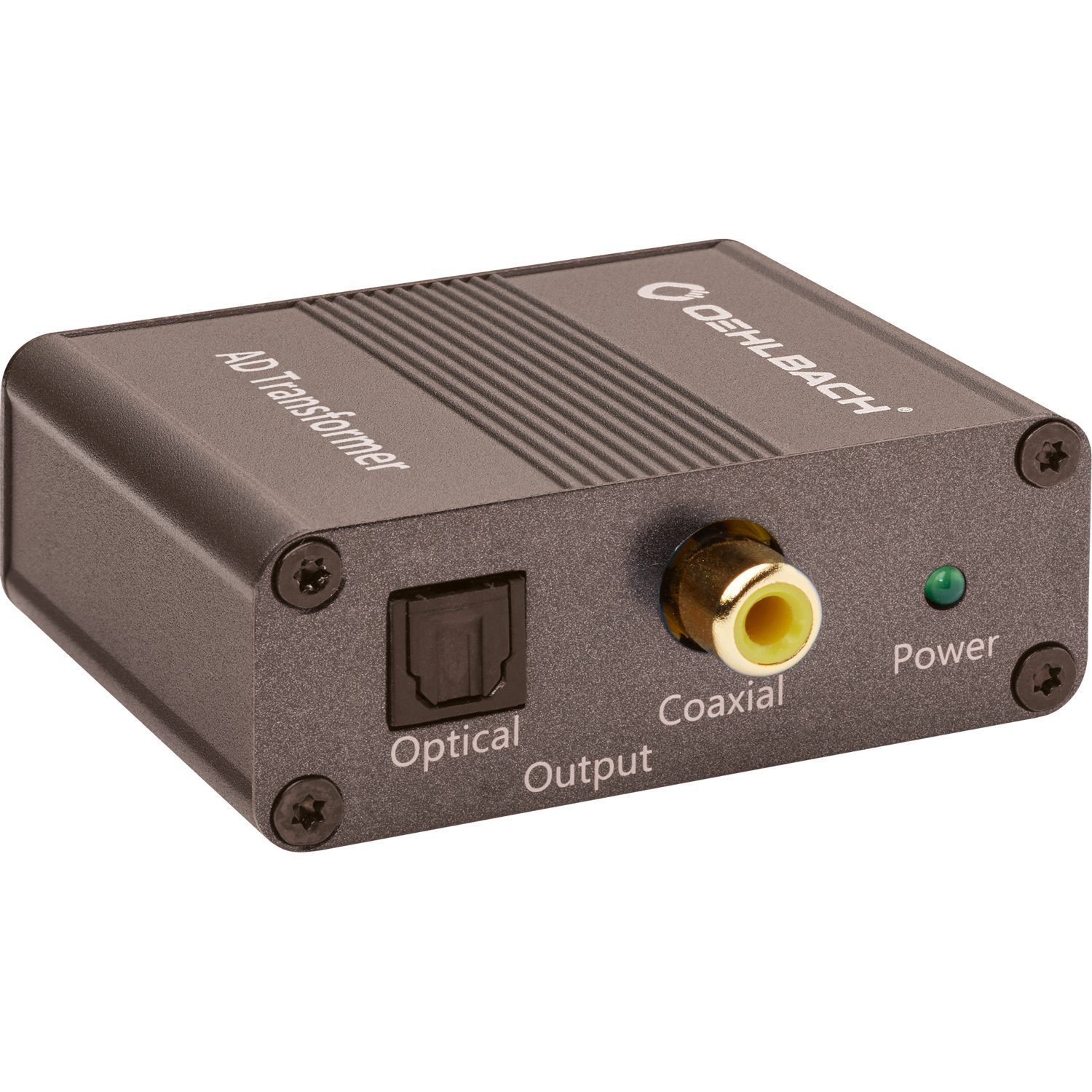 OEHLBACH Audio-Wandler AD Transformer Analog zu Digital Audiowandler, Vollmetall, Präzise