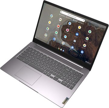 Lenovo IdeaPad 3 Chrome 15IJL6 Full HD Chromebook (39,62 cm/15.6 Zoll, Intel Celeron N4500, UHD Graphics, 4GB RAM, 64 GB Flash, WLAN ax Wi-Fi 6, microSD-Kartenleser, Webcam)