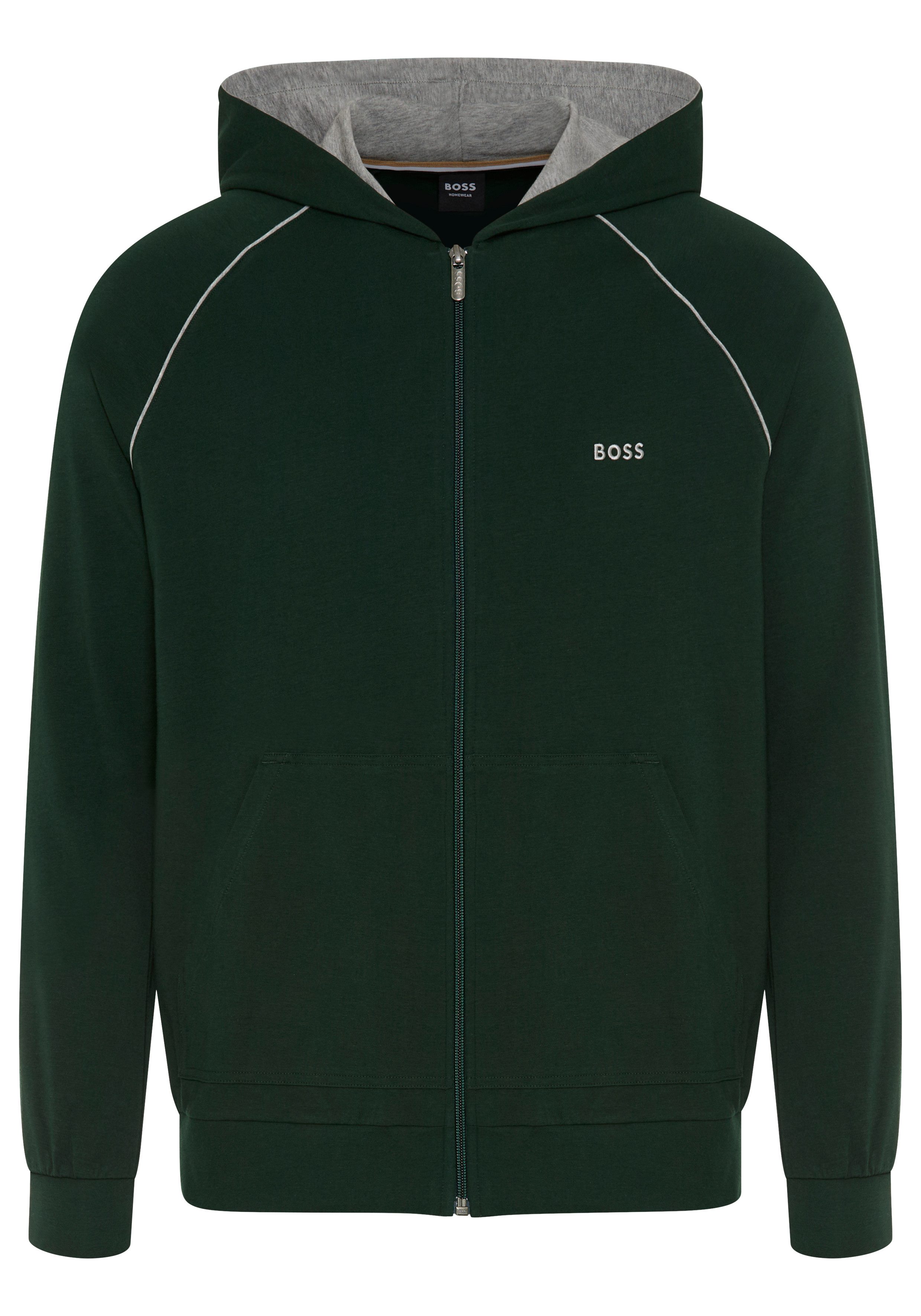 BOSS Kapuzensweatjacke Mix&Match Jacket H mit Kängurutasche