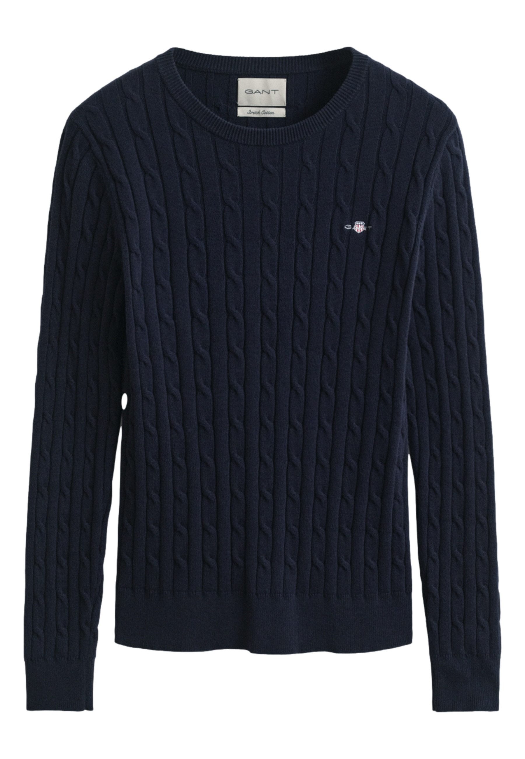 Gant Strickpullover Pullover Strickpullover R-Neck (1-tlg)