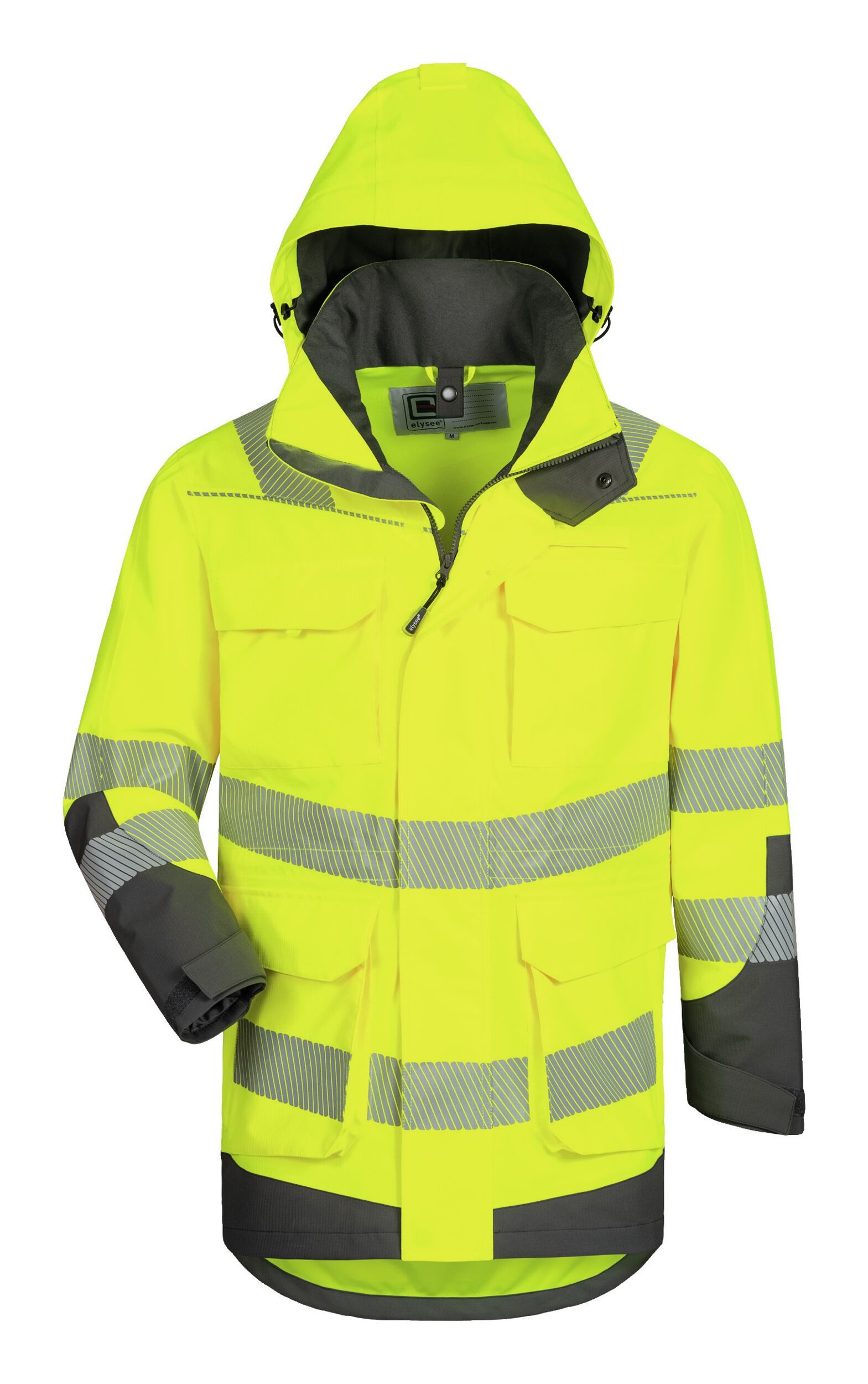Elysee Arbeitsjacke Warnschutzparka Arwid gelb/grau