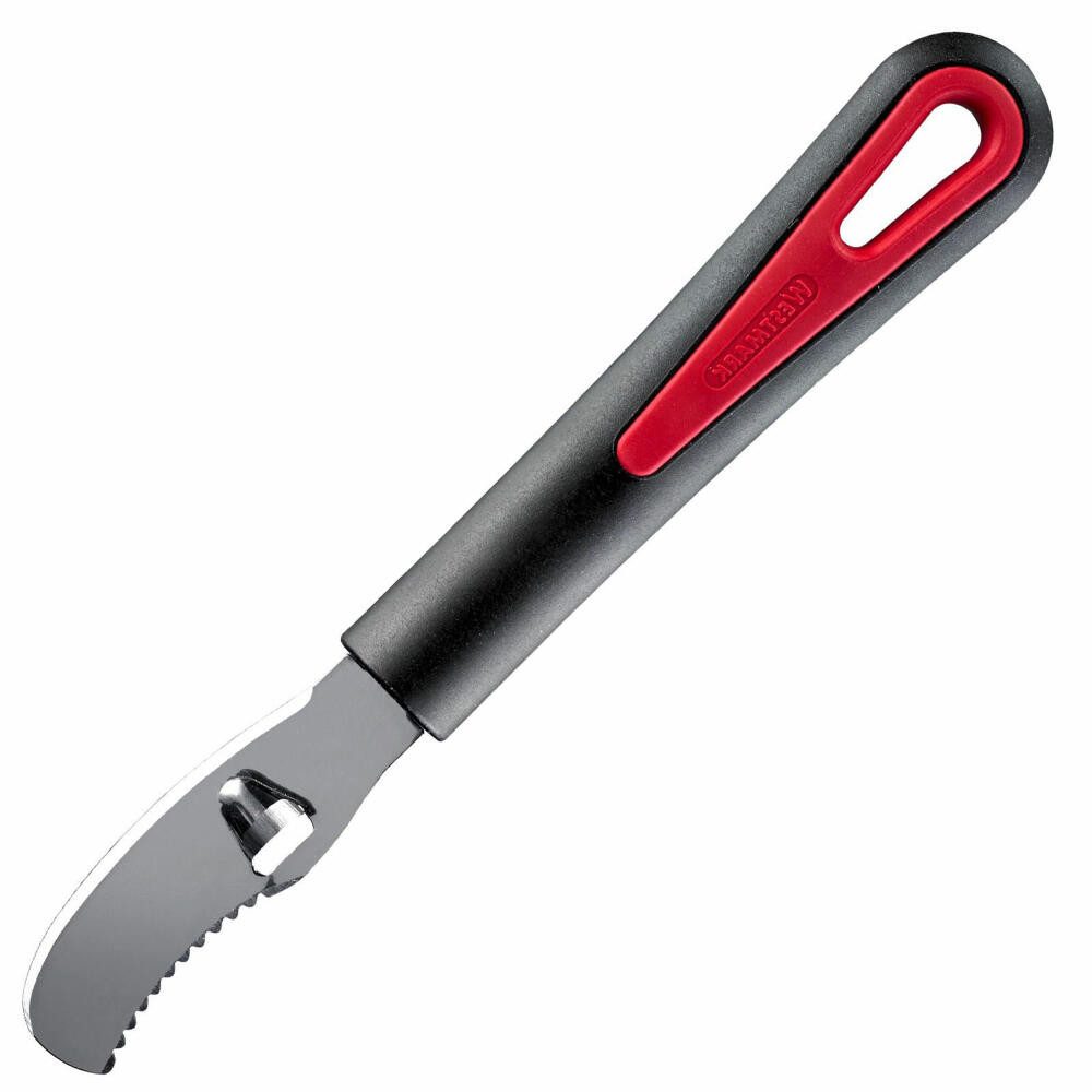 WESTMARK Sparschäler mit Kanneliermesser, Länge: 19 cm, Rostfreier Edelstahl/Kunststoff, Made in Germany, spülmaschinengeeignet, BPA-frei