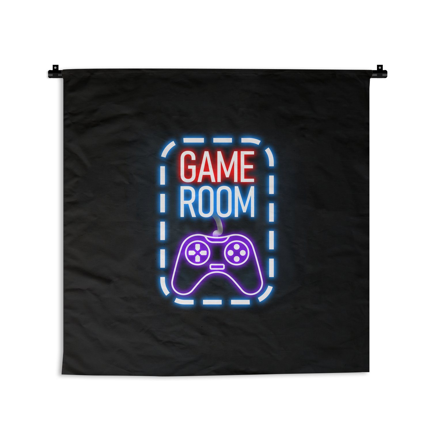 - Zitate Wohnzimmer, Schwarz, für Kleid, Wanddeko - Spielzimmer Schlafzimmer, Kinderzimmer Wanddekoobjekt - Neon Wandbehang, MuchoWow - Controller