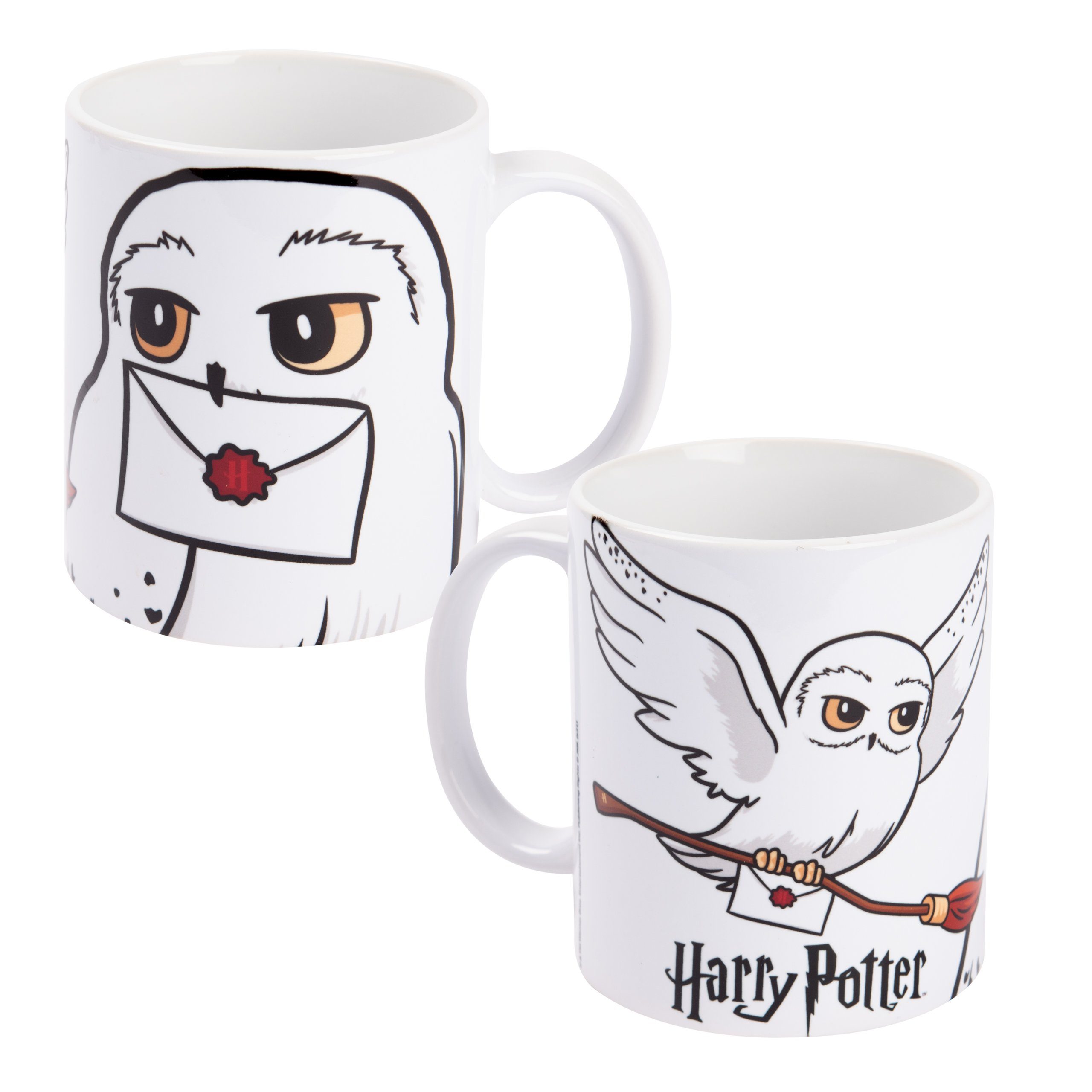 United Labels® Tasse Harry Potter Tasse - Hedwig Kaffeetasse aus Keramik Weiß 320 ml, Keramik
