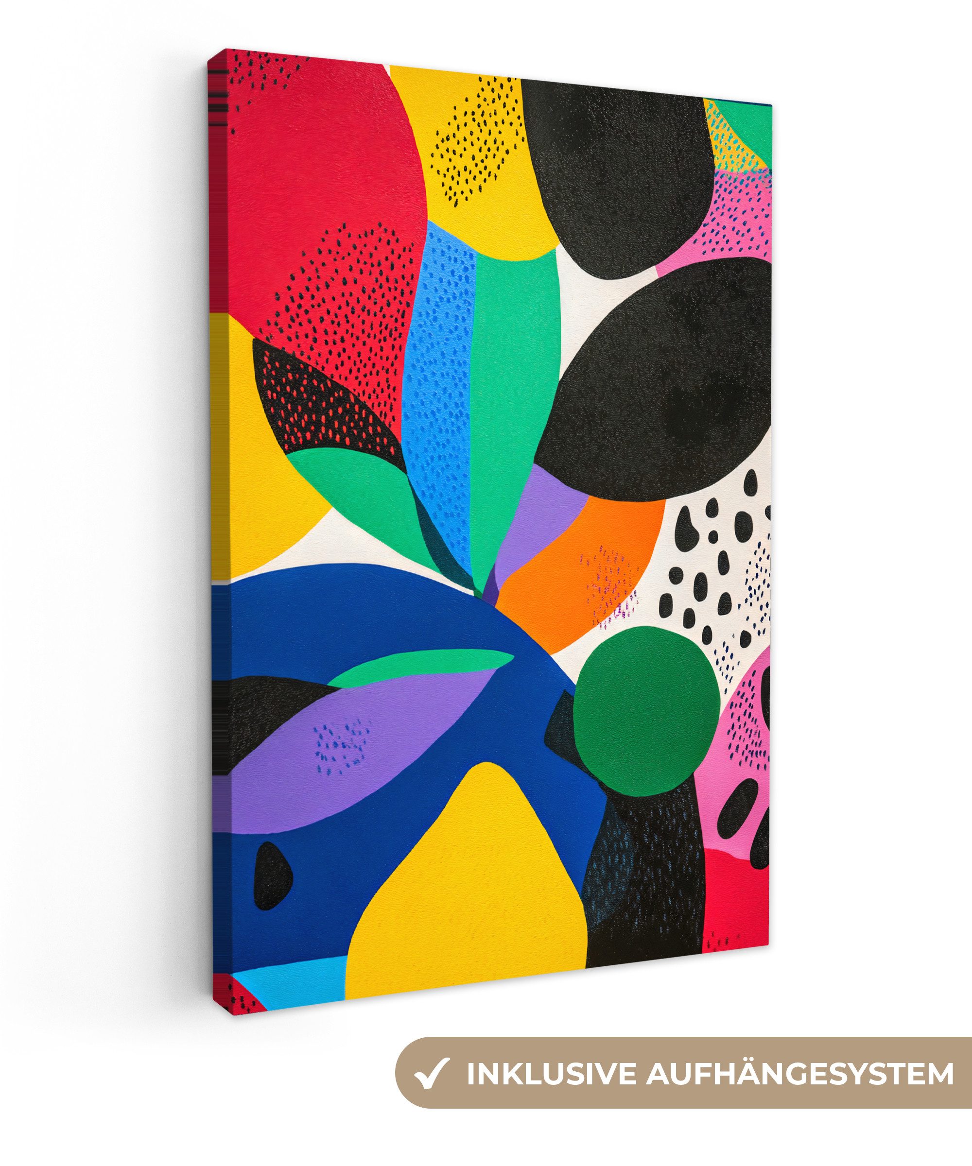 OneMillionCanvasses® Leinwandbild Formen - Punkte - günstig online kaufen