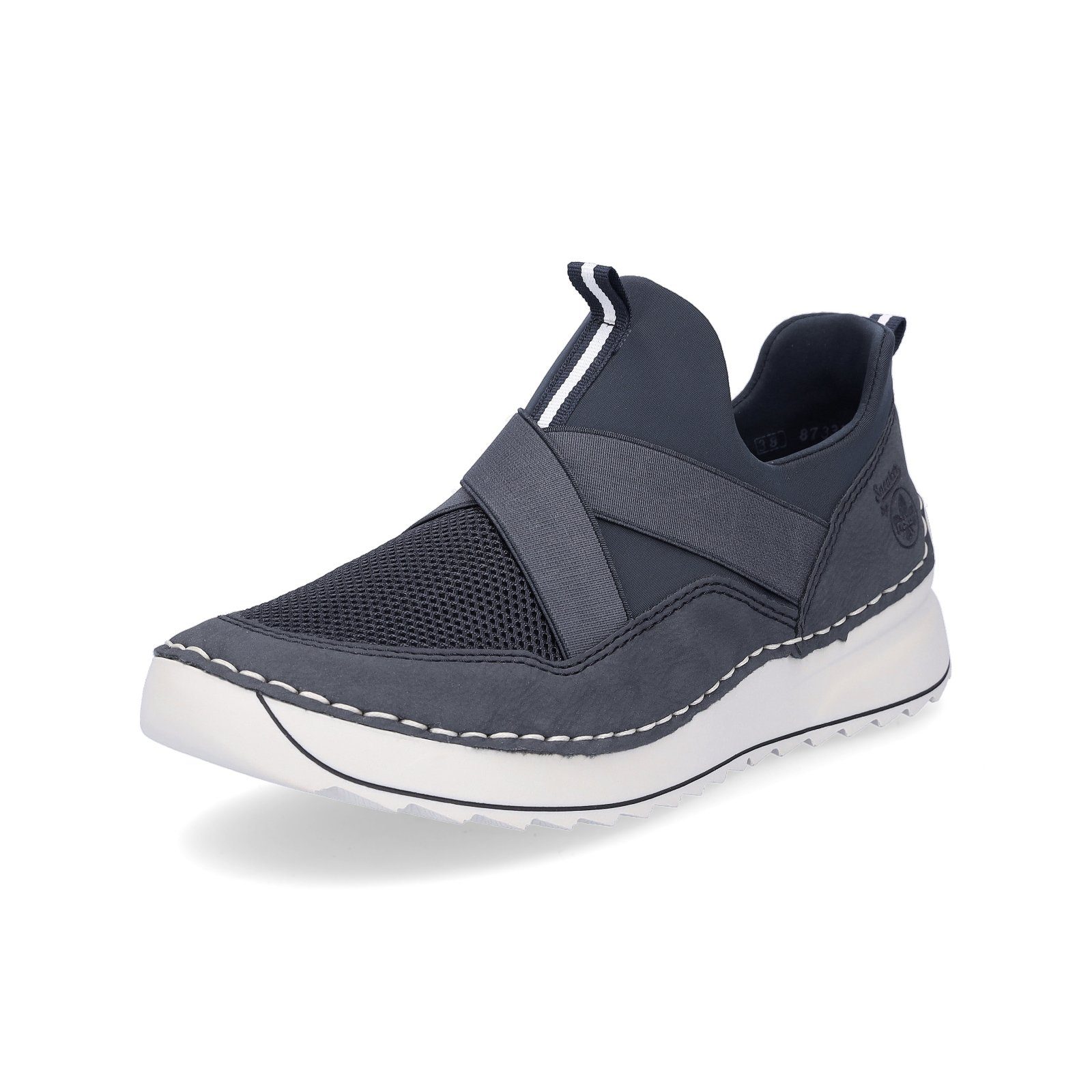 Rieker Rieker Damen Slipper dunkelblau elastic Sneaker | Slip-On-Sneaker