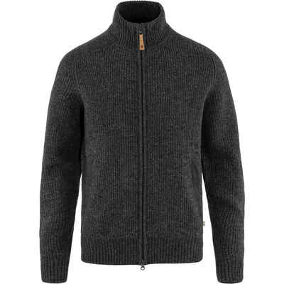 Fjällräven Sweatshirt Övik Zip Cardigan Knit M Dark Grey