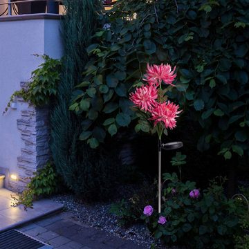 näve LED Solarleuchte Solarleuchte Garten Blume Solarlampe Balkon Außenleuchte Solar